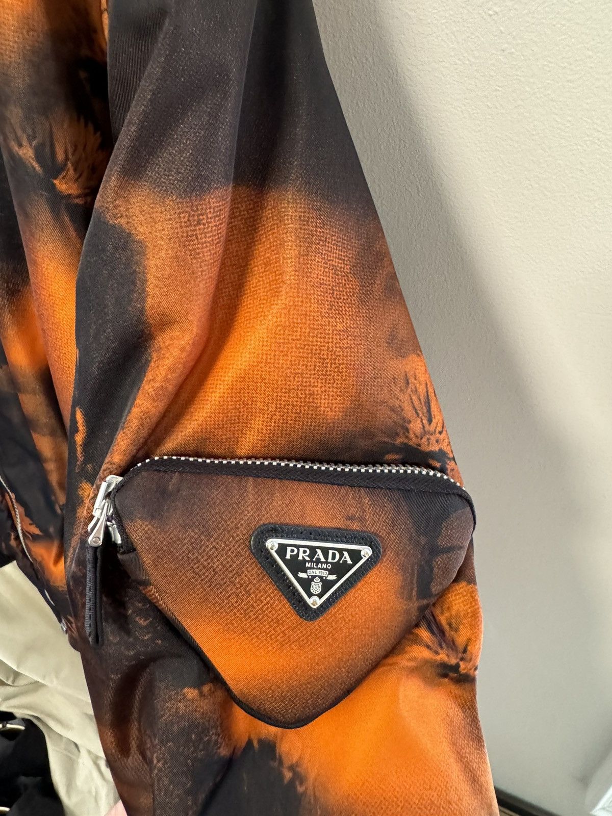 Prada × Raf Simons PRADA RAF RE NYLON 2022AW HUMAN PRINT BOMBER JACKET Size US M / EU 48-50 / 2 - 5 Thumbnail