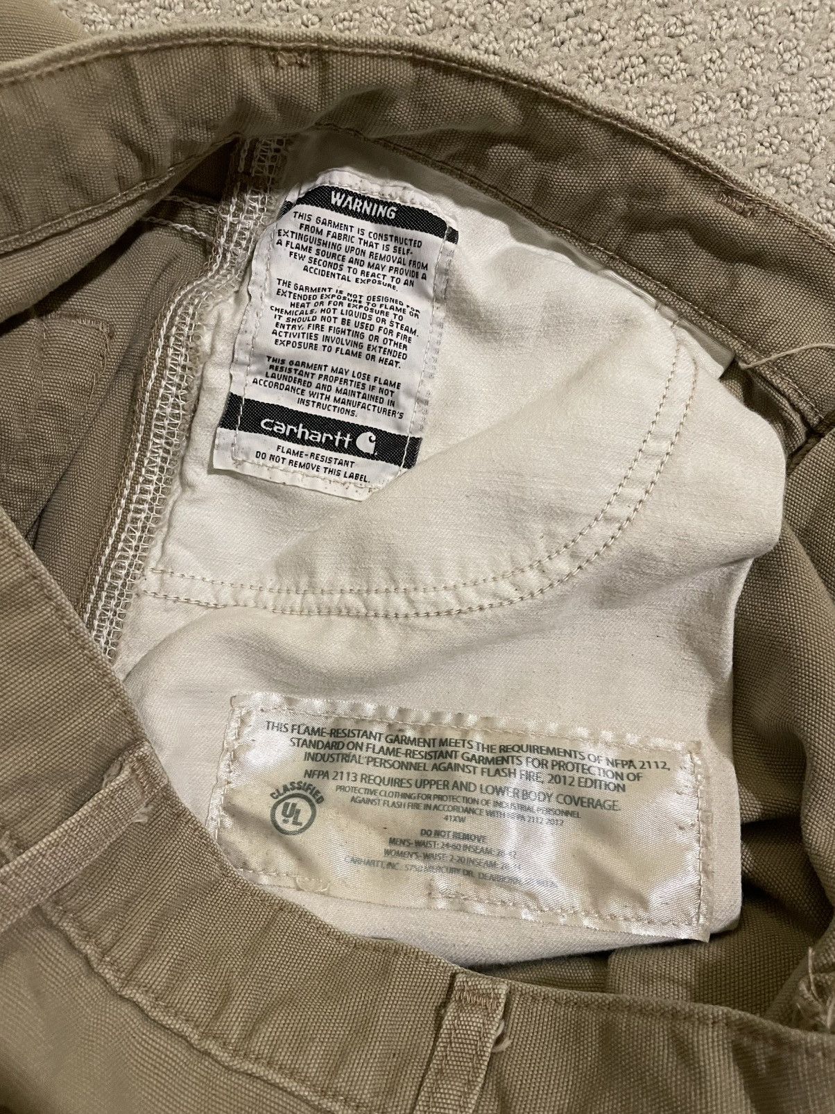 Carhartt Vintage Carhartt Flame-Resistant Pants Size US 38 / EU 54 - 12 Thumbnail