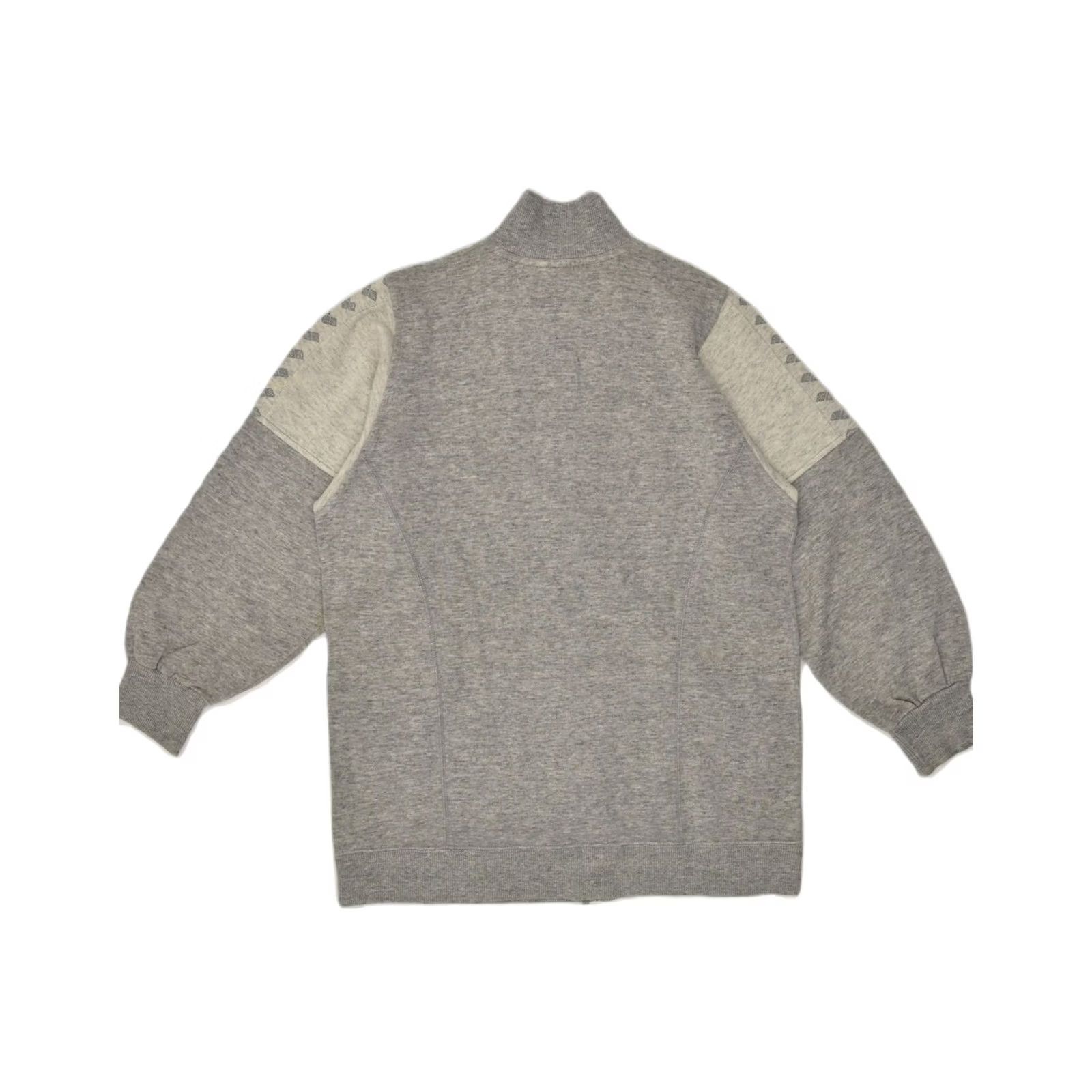 Vintage ARENA Mens Tracksuit Top Jacket S Grey Cotton ZQ18 Size 36R - 2 Thumbnail