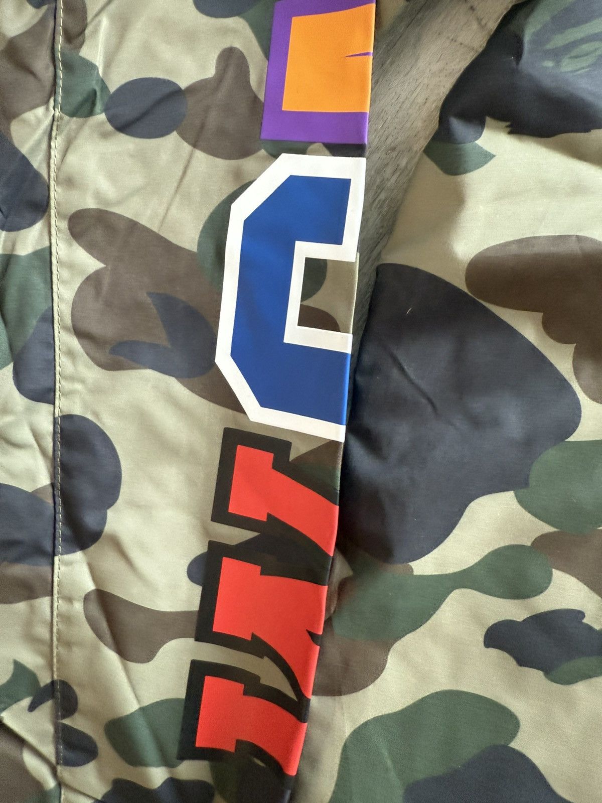 Bape Bape Green Camo Shark Windbreaker Size US M / EU 48-50 / 2 - 5 Thumbnail