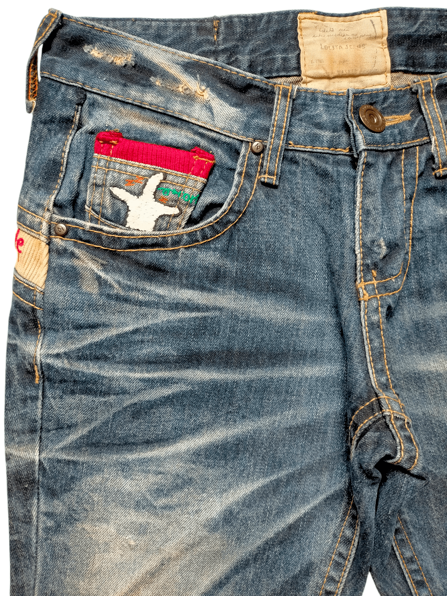 Hysteric Glamour 🔥Rare Yoshitomo Nara Lolita Jeans Size US 32 / EU 48 - 11 Thumbnail