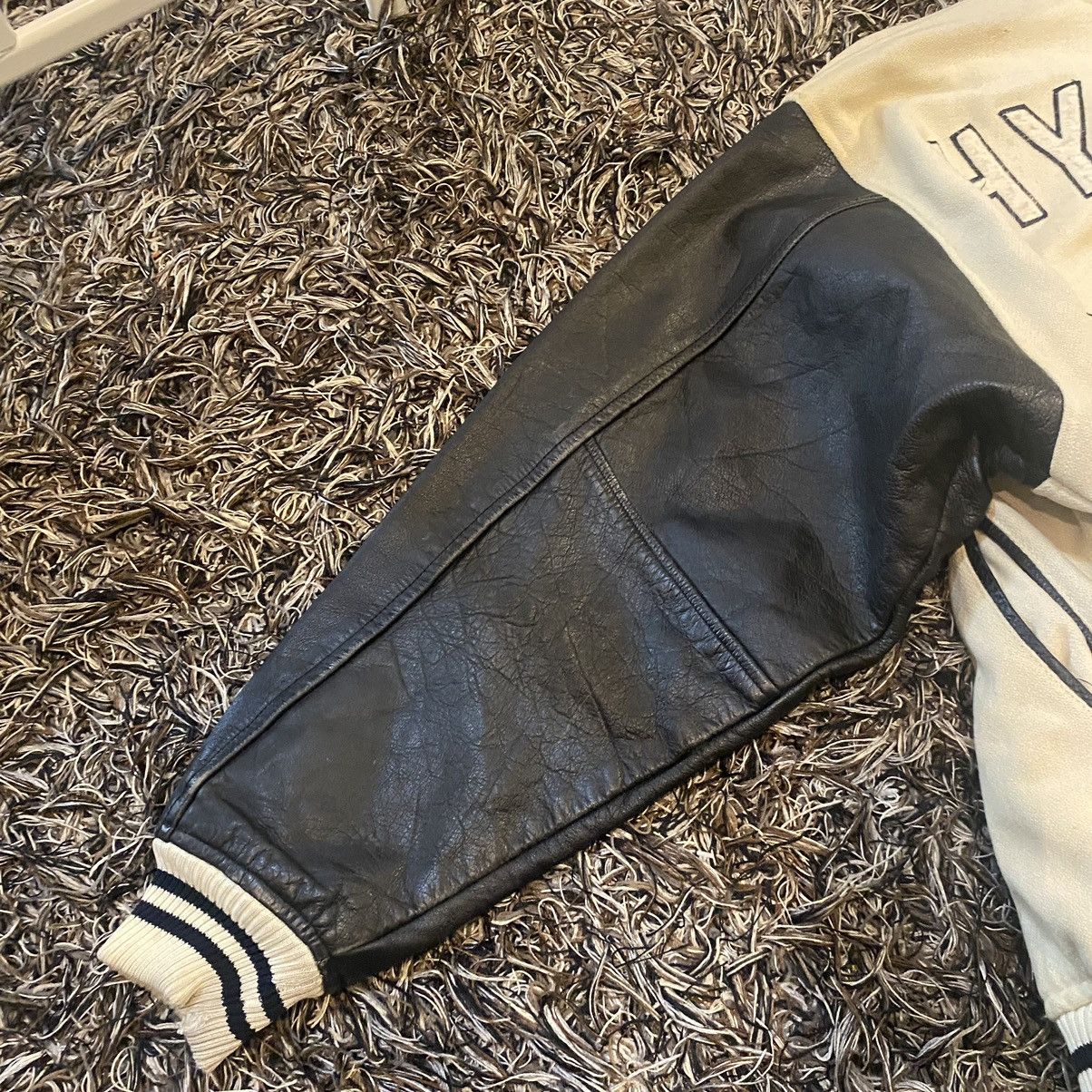Hysteric Glamour × Vintage ARCHIVE💥VINTAGE RARE 1984 Hysteric Glamour Leather Varsity Size US M / EU 48-50 / 2 - 7 Thumbnail