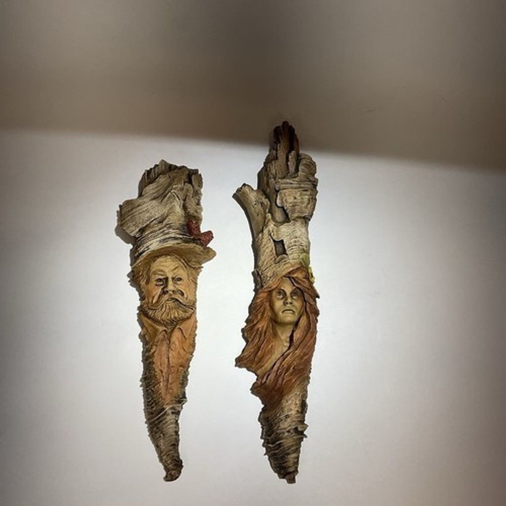 Other 2 Sculpture Stephen Herrero”Nathaniel”&”Leah”Tree Knott Man Size ONE SIZE - 1 Thumbnail
