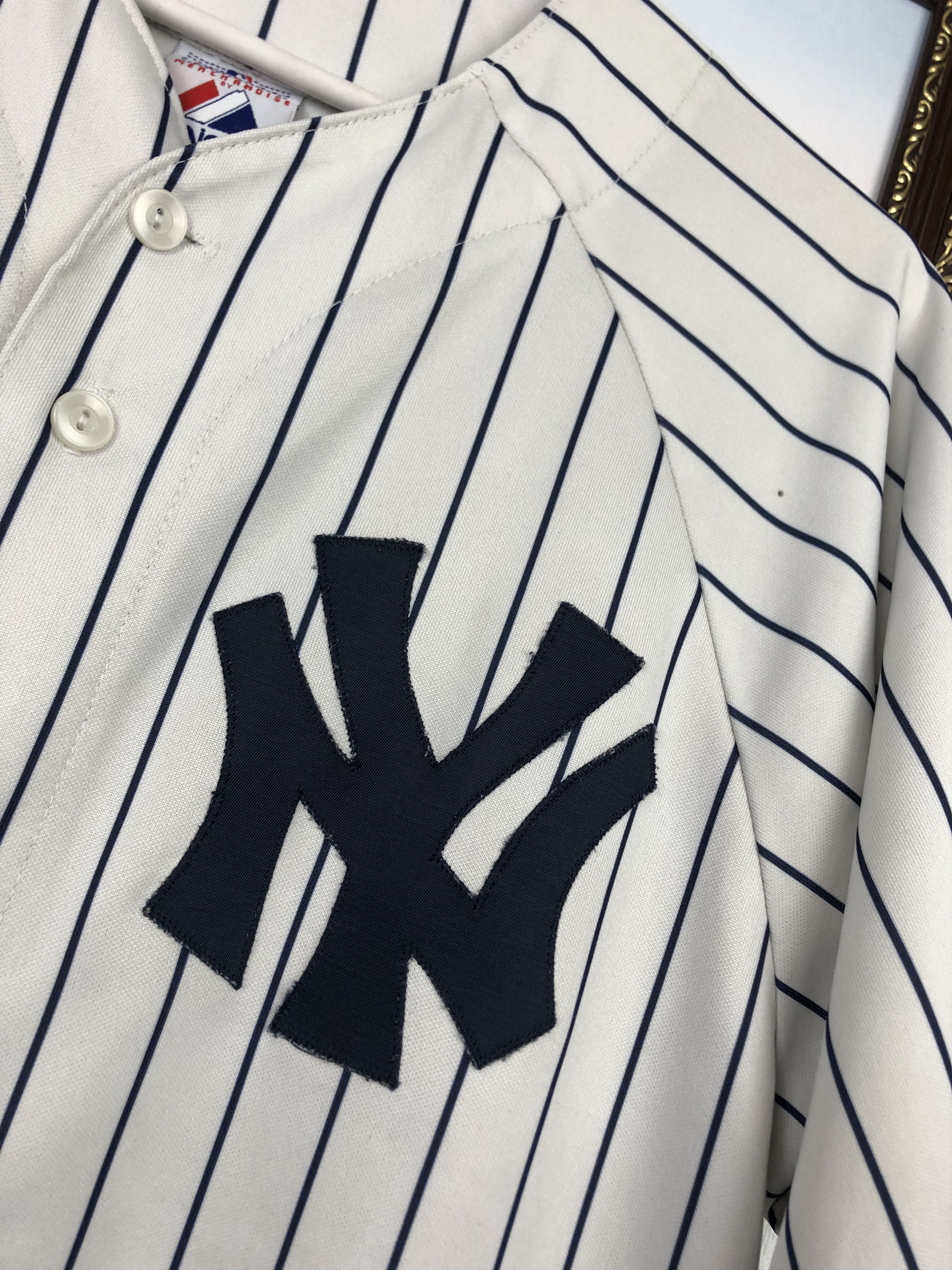 Majestic Vintage 90's Majestic New York Yankees Wang Jersey MLB Shirt Size US XL / EU 56 / 4 - 5 Thumbnail
