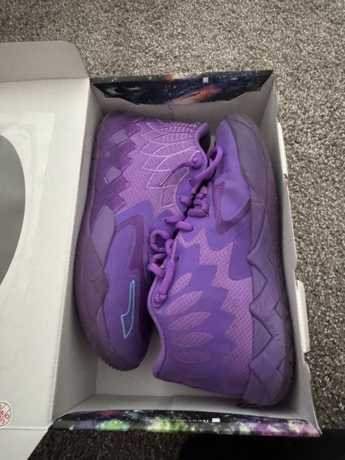 Puma Lamelo Ball Purple Sneaker Size US 10 / EU 43 - 2 Thumbnail