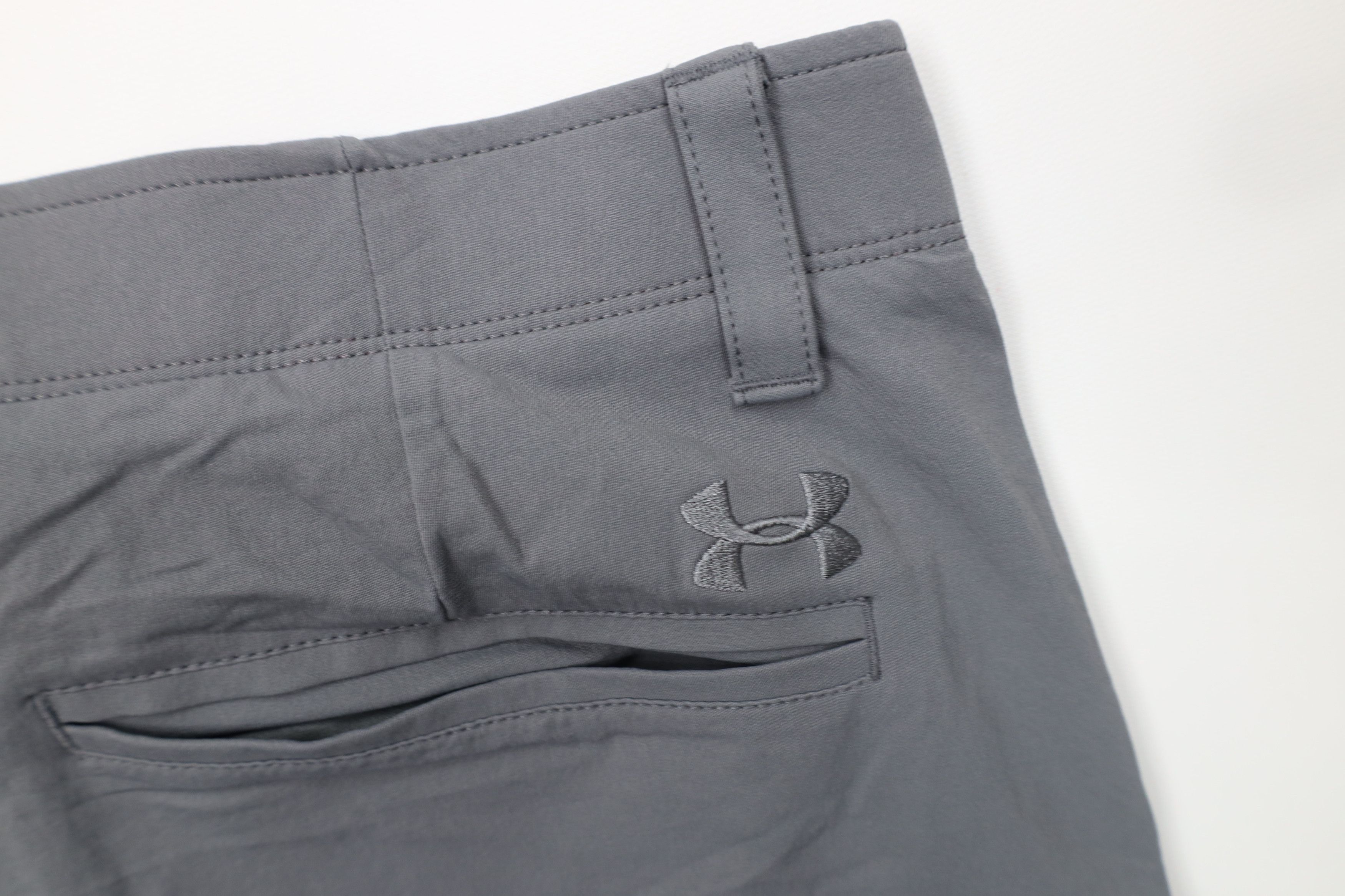 Under Armour Under Armour HeatGear Stretch Golfing Golf Chino Shorts Gray Size US 38 / EU 54 - 12 Thumbnail