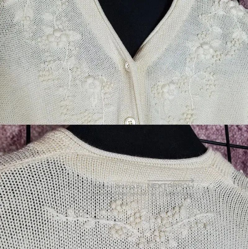 Dior Dior Beige Cotton Blend Embroidered Long Sleeve Top . Size M / US 6-8 / IT 42-44 - 6 Thumbnail