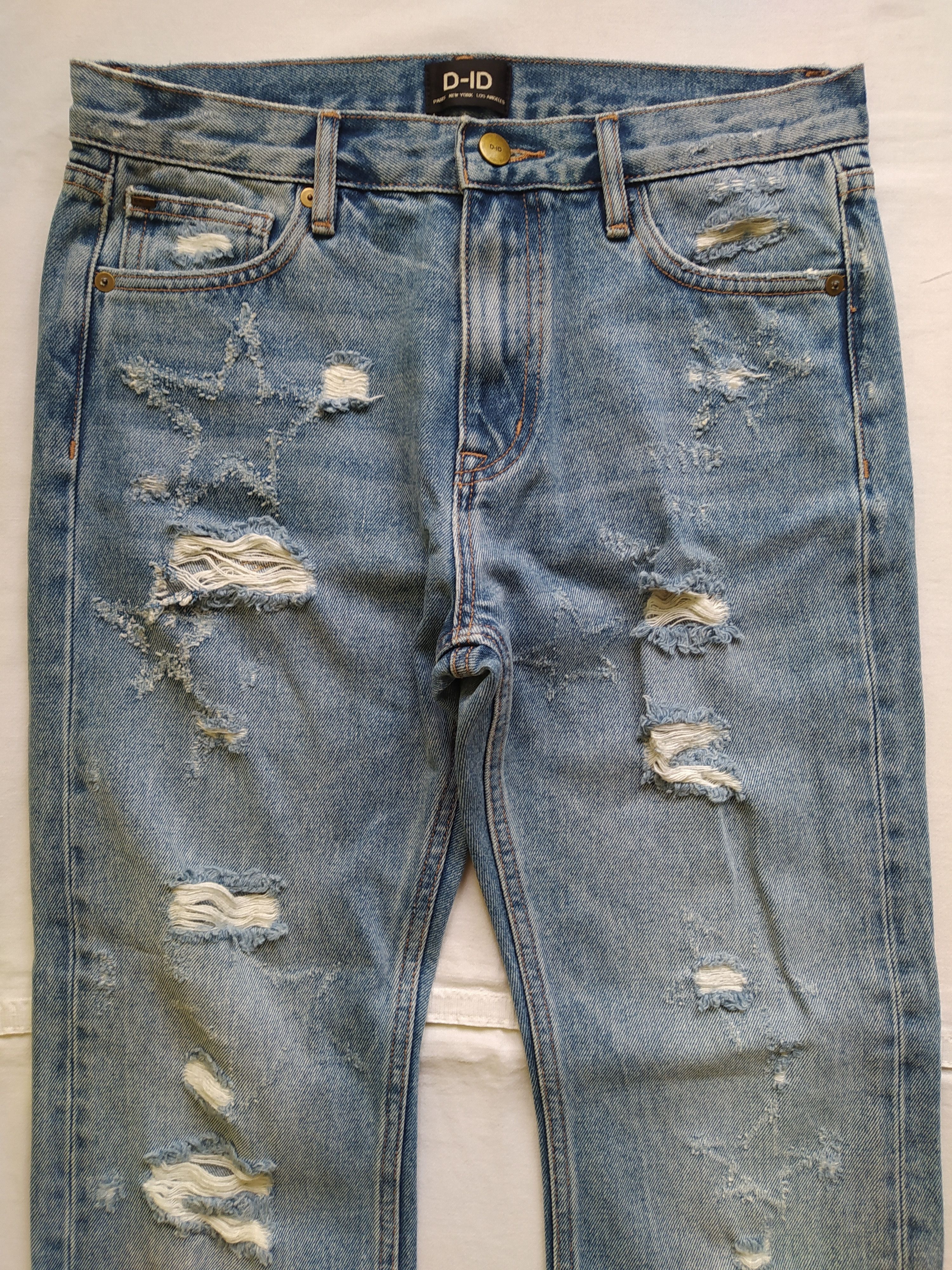 Jimmy Taverniti D-ID by Jimmy Taverniti distressed jeans Size 26" / US 2 / IT 38 - 3 Thumbnail