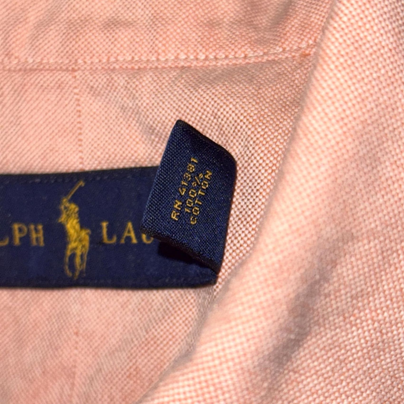 Ralph Lauren Polo Ralph Lauren Shirt Mens 2XL Pink Button-Down Oxford Long Sleeve Pony Logo Size US XXL / EU 58 / 5 - 5 Thumbnail