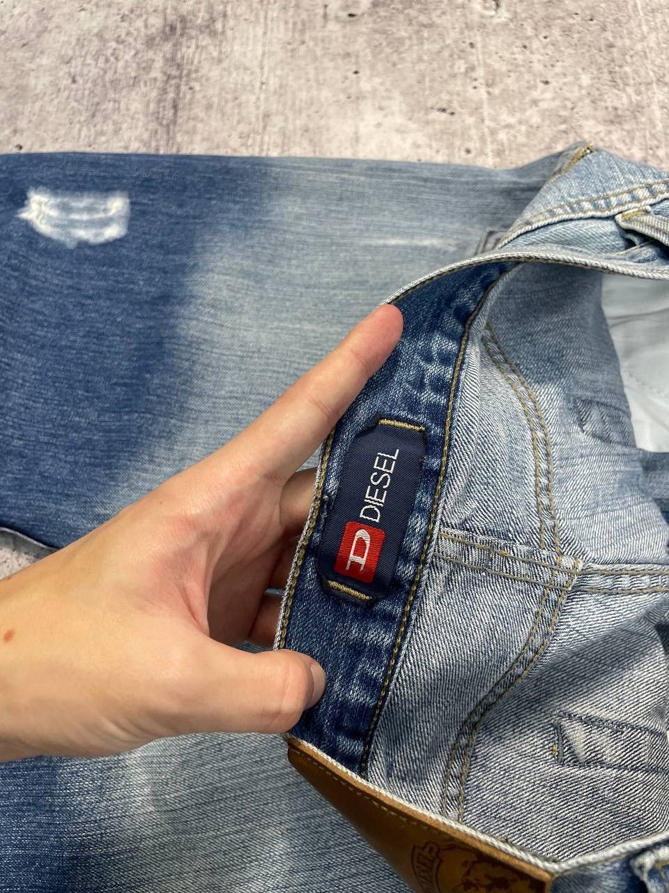 Diesel Vintage Crazy Diesel Distressed Denim Jeans Y2K Size US 34 / EU 50 - 7 Thumbnail