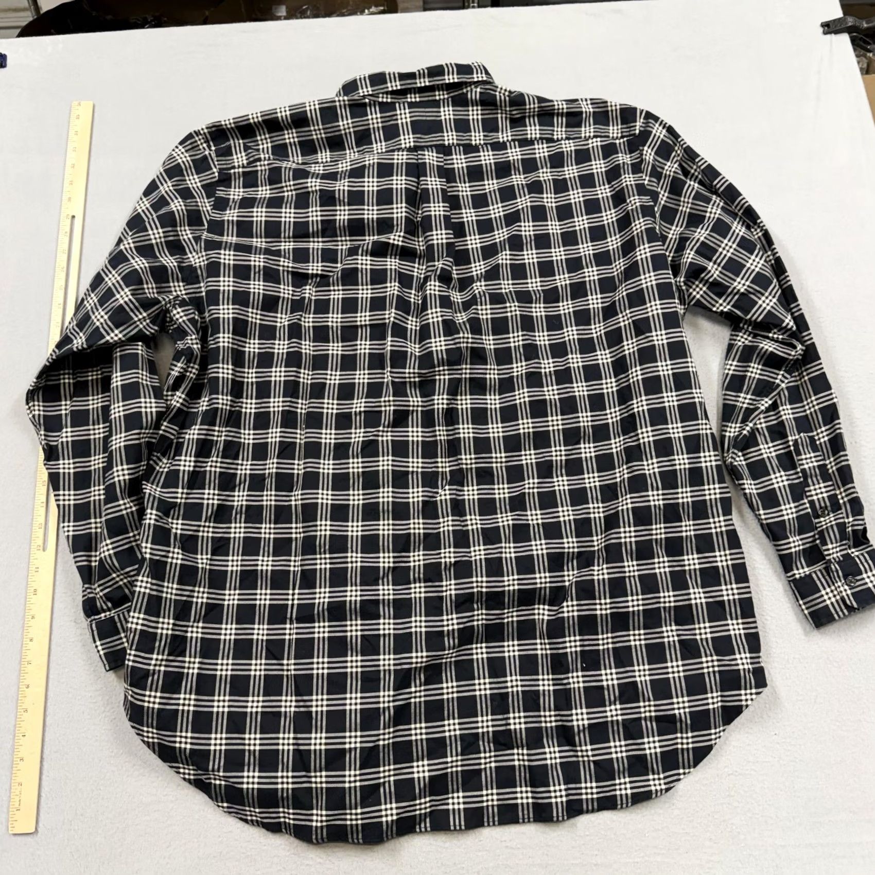 Ralph Lauren Ralph Lauren Shirt Mens 3XLT Blue Plaid Long Sleeve Button Down Classic Fit Size US XXL / EU 58 / 5 - 4 Thumbnail
