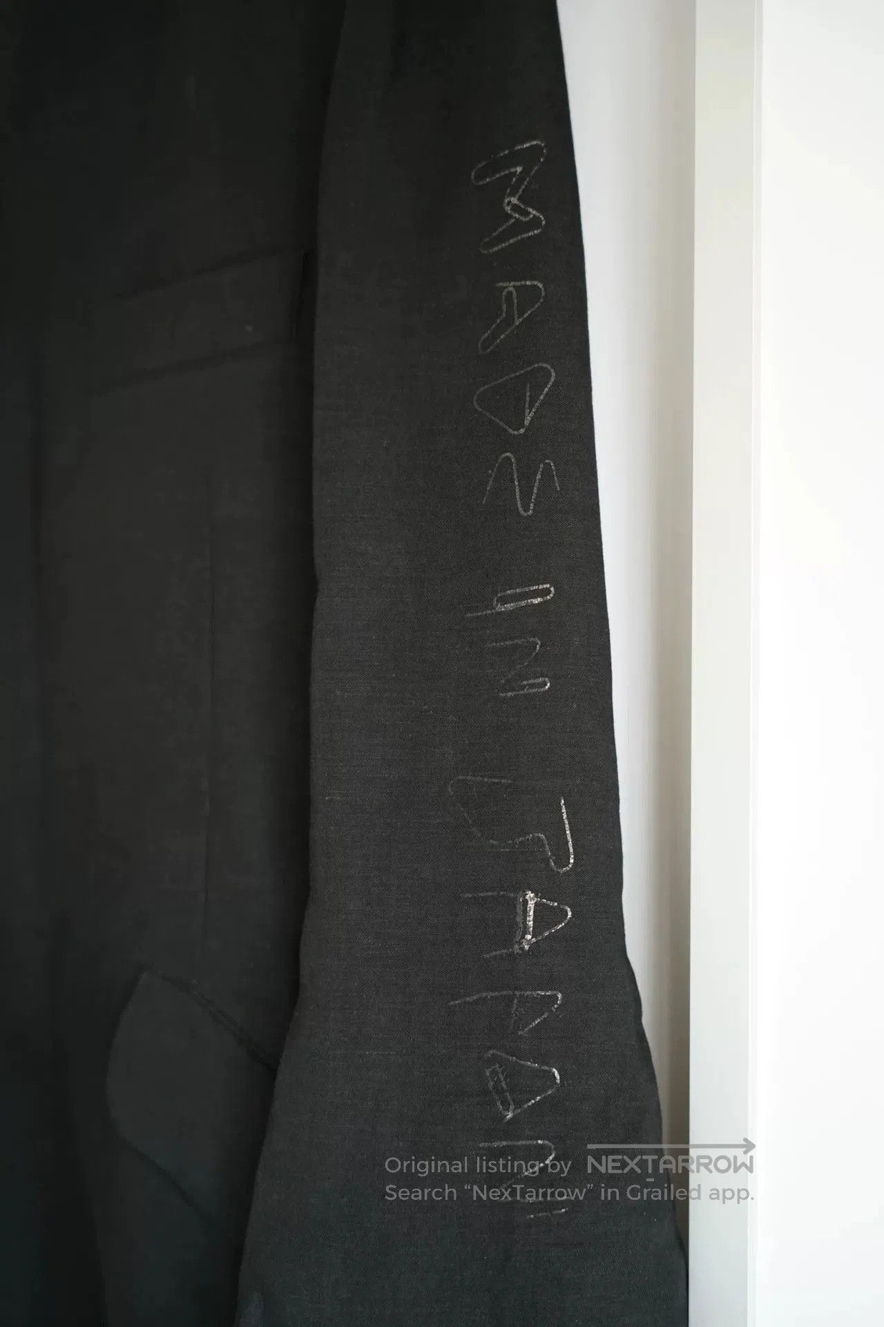 Yohji Yamamoto Yohji Yamamoto Black Uncollared Jacket. Size US M / EU 48-50 / 2 - 5 Thumbnail