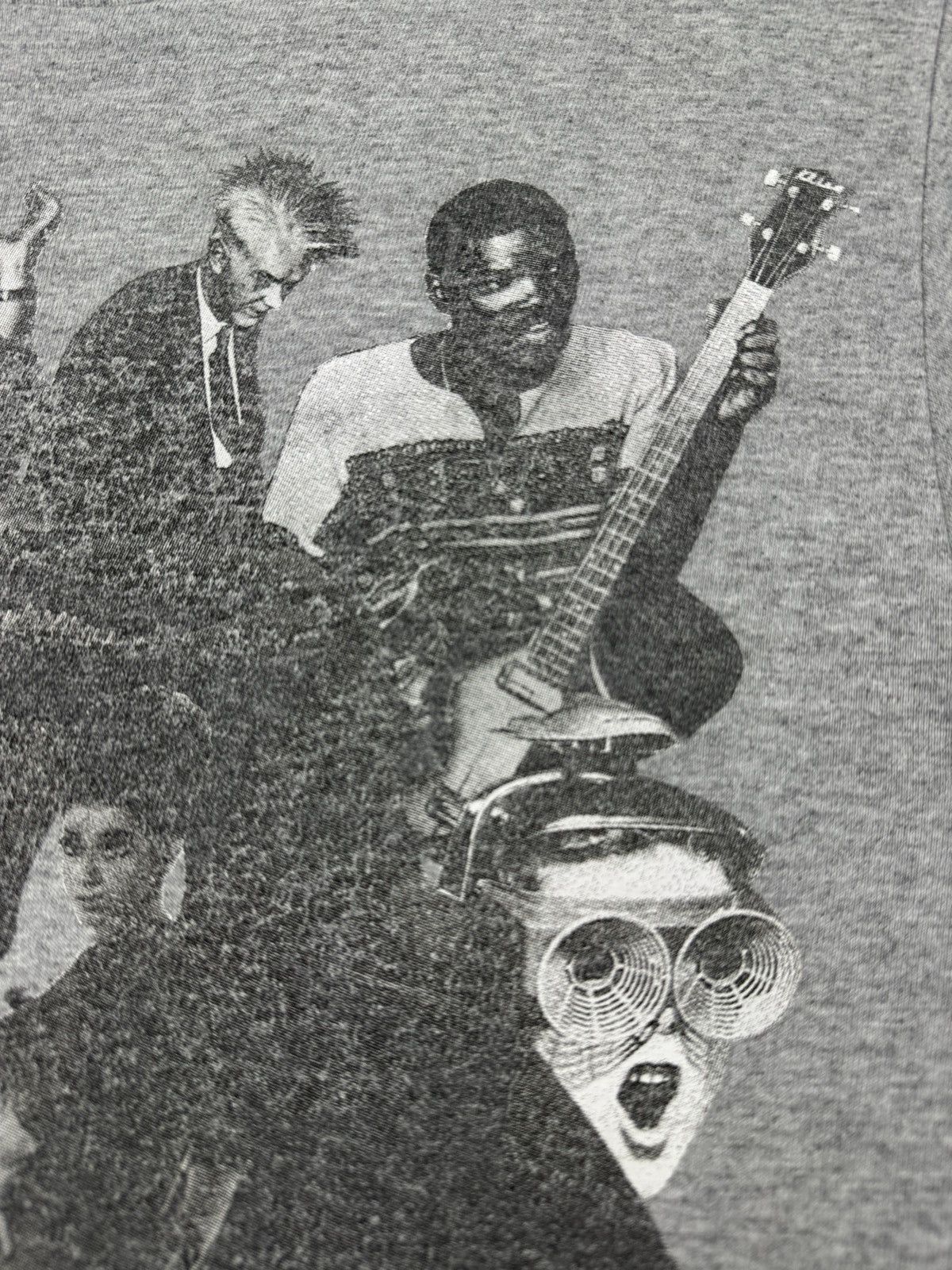 Stussy Vintage Y2K Stüssy Multiprint Rap Tee Heather Grey Tshirt Size US S / EU 44-46 / 1 - 7 Thumbnail