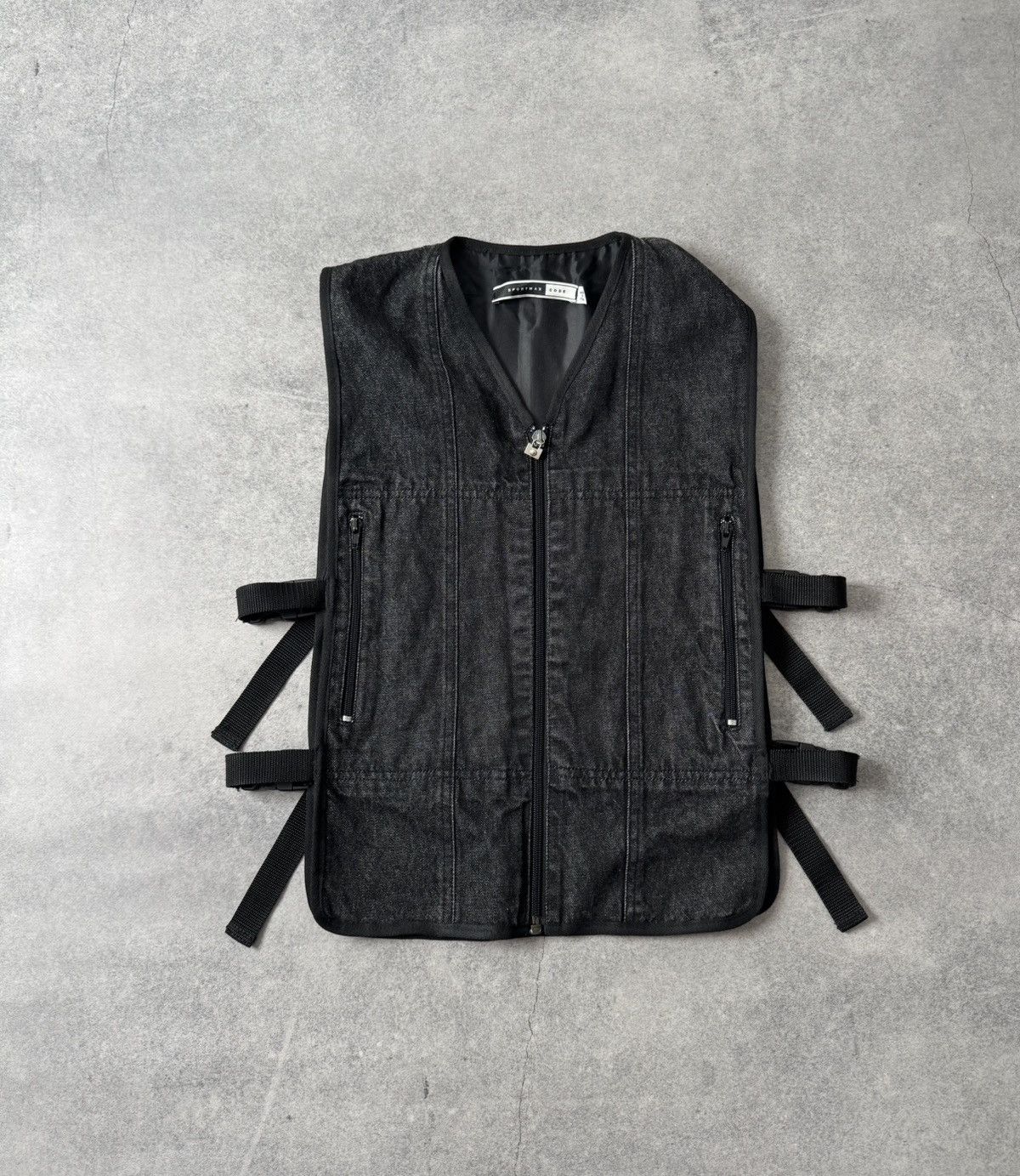 Japanese Brand Sportmax Code archive black armour vests unisex 00s Size US M / EU 48-50 / 2 - 3 Thumbnail