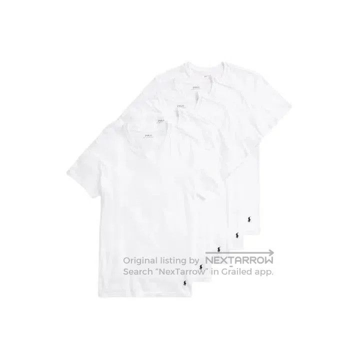 Polo Ralph Lauren Polo Ralph Lauren Men's White V. Size US L / EU 52-54 / 3 - 1 Thumbnail