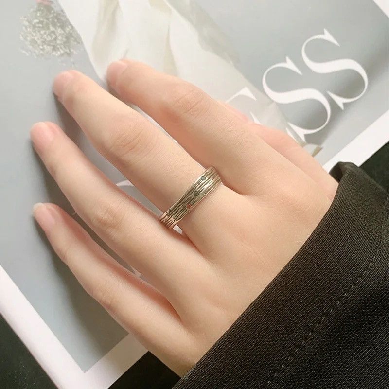 Jewelry Creative Texture Multicolor Zircon Rings Size ONE SIZE - 3 Thumbnail