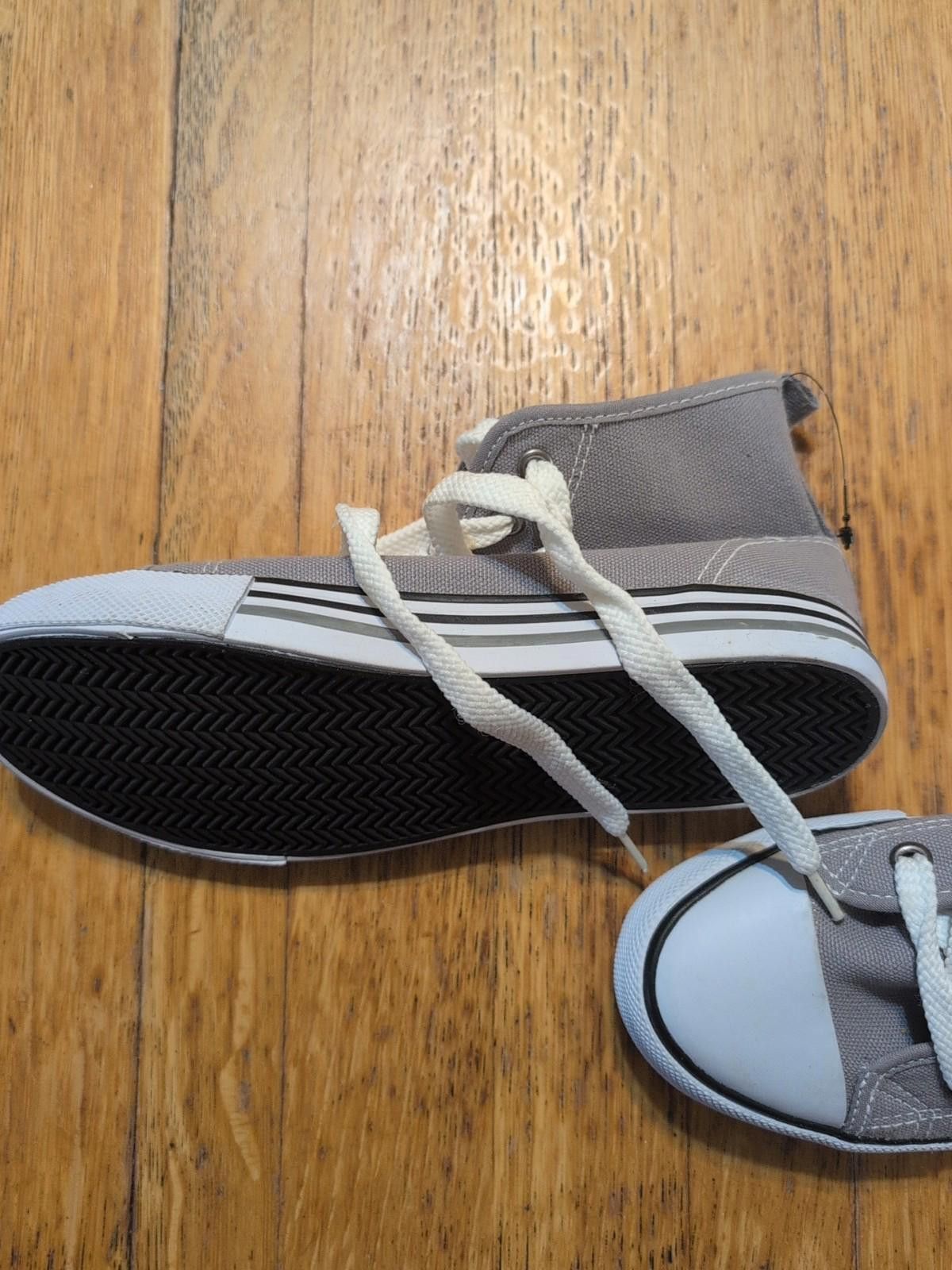 H&M H&M high Top Grey And White Women's Shoes Size 3 Size US 7.5 / IT 37.5 - 8 Thumbnail