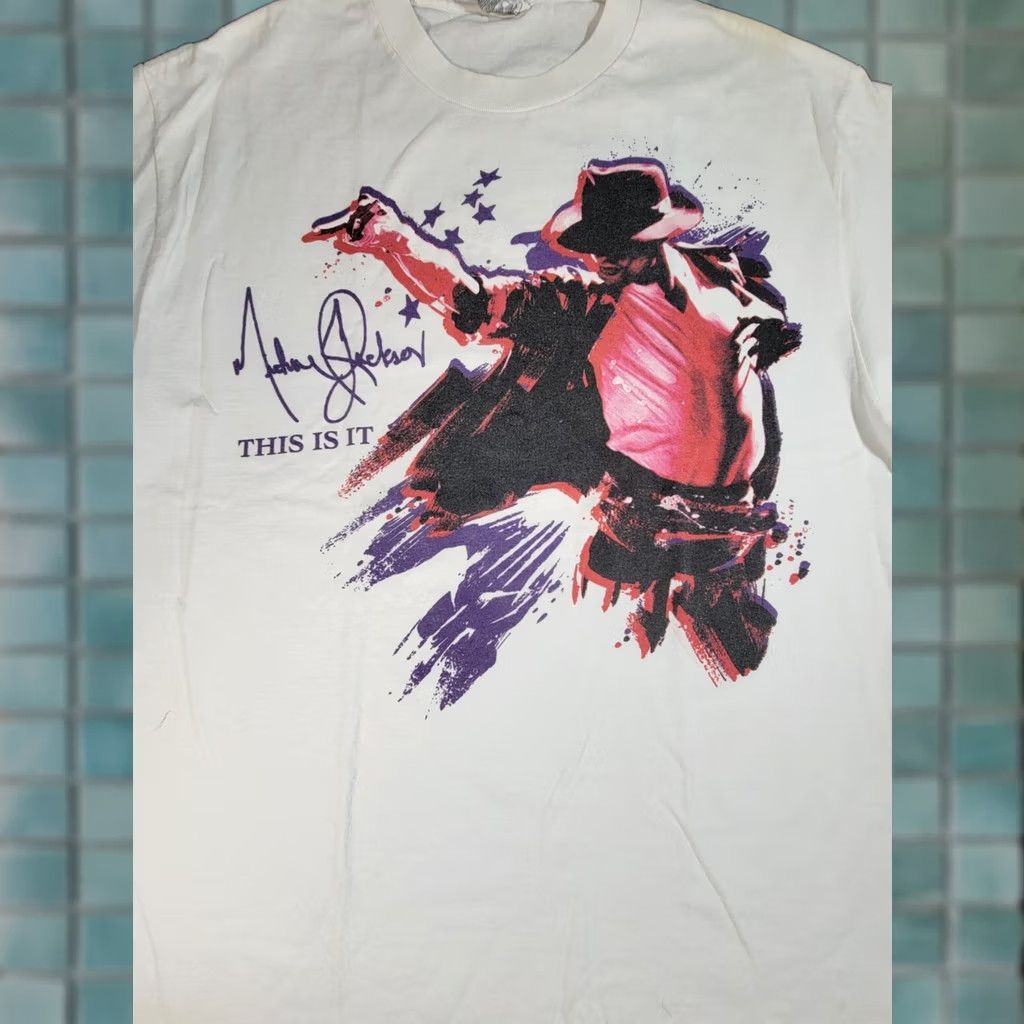 Michael Jackson × Vintage Vintage 00's Michael Jackson shirt This