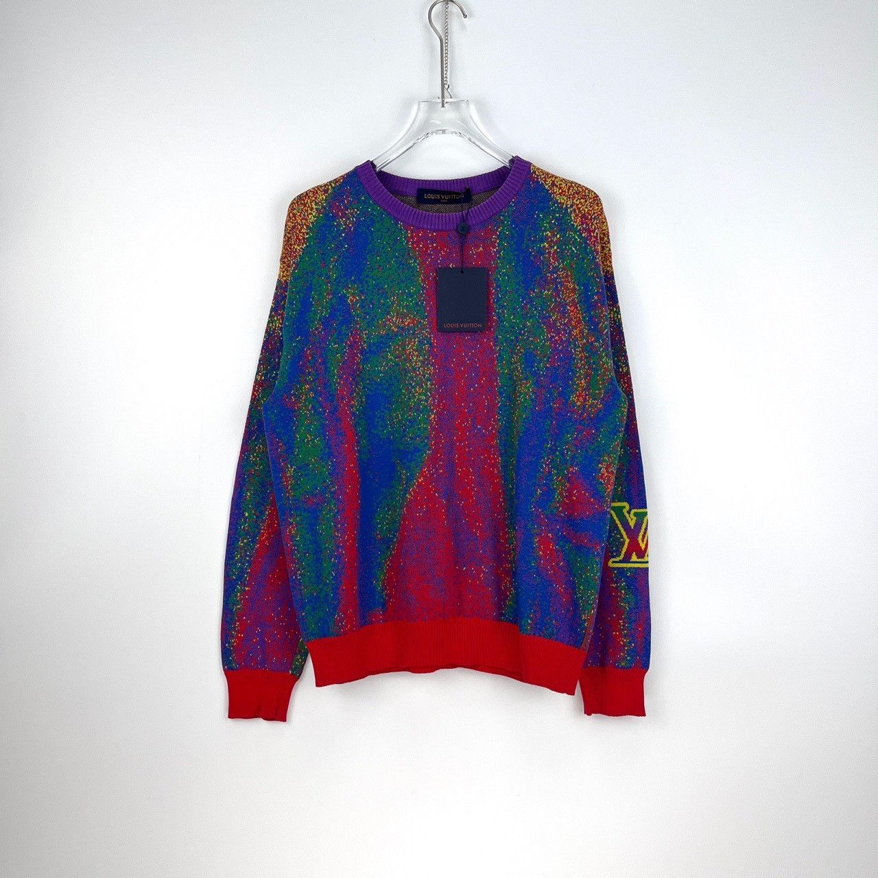 Louis Vuitton Louis Vuitton Colorful Arm Letter Sweater Nextarrow-2412 Size US M / EU 48-50 / 2 - 3 Thumbnail