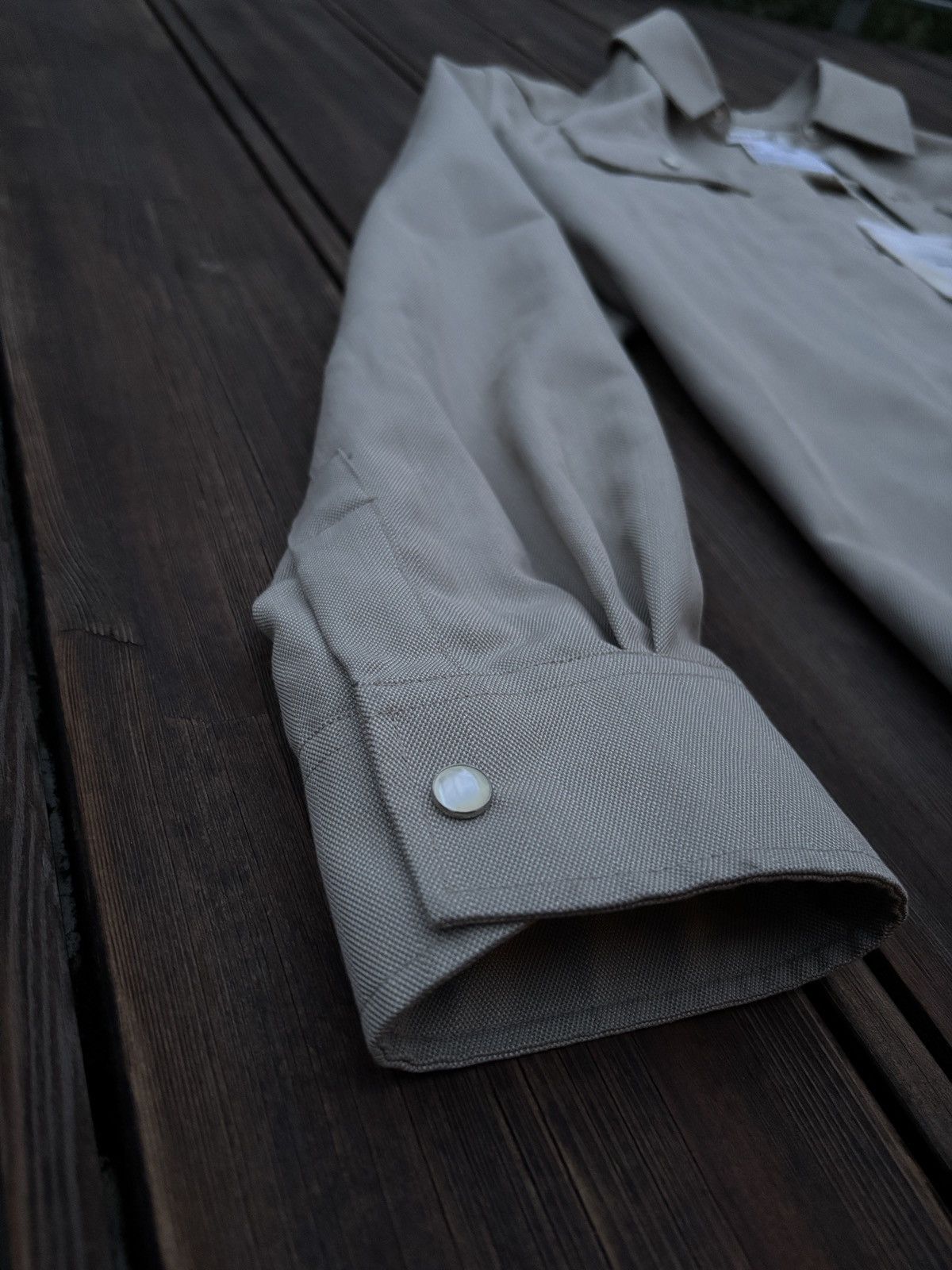 Our Legacy Our Legacy Frontier Shirt Lucid Pistachio Rural Wool Size US M / EU 48-50 / 2 - 4 Thumbnail