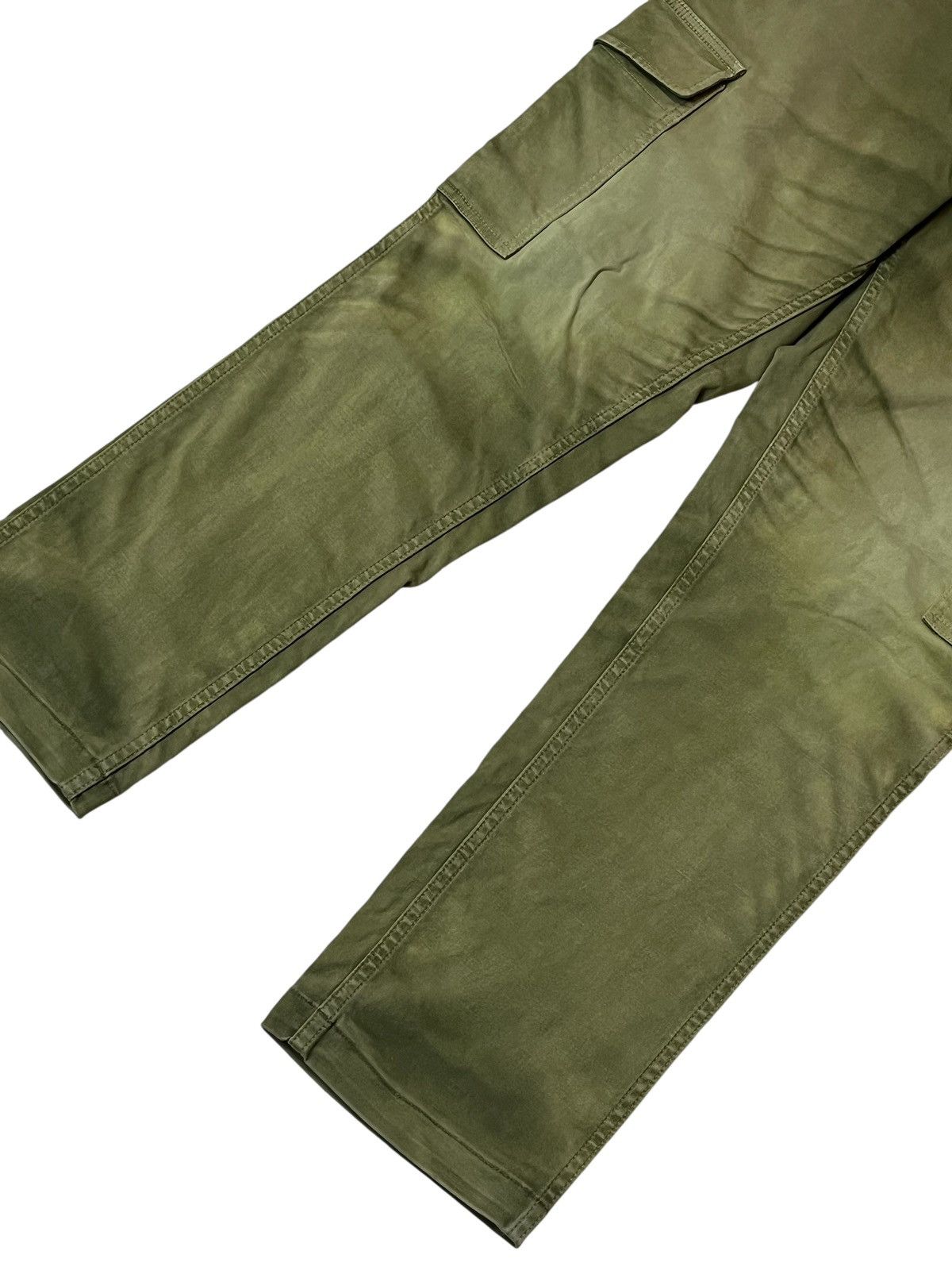 Toyo Enterprises sick🔥Vintage JOHNBULL green army faded baker cargo pants Size US 35 - 4 Thumbnail