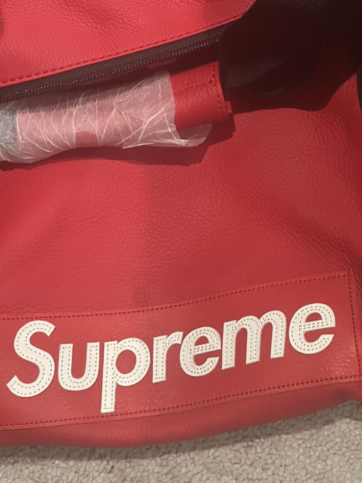 Nike Nike x Supreme leather duffle bag Size ONE SIZE - 4 Thumbnail