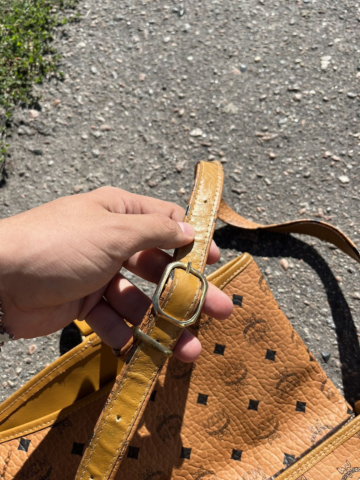 MCM Vintage MCM Monogram Bag Luxury Designer Size ONE SIZE - 19 Thumbnail