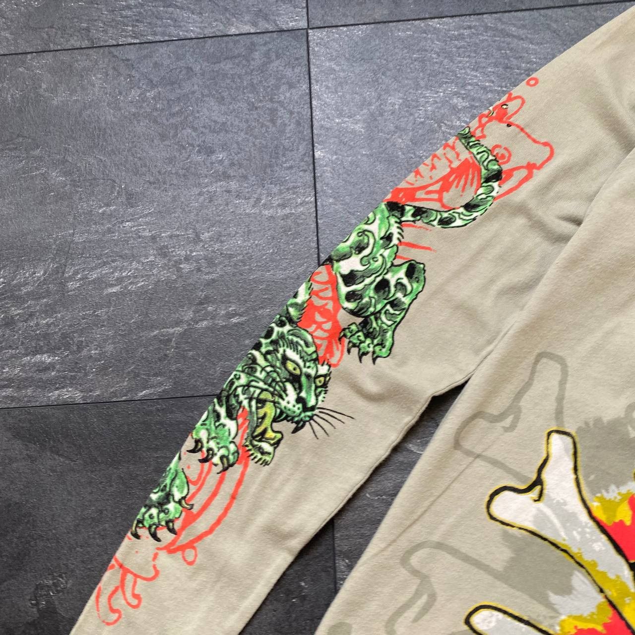 Christian Audigier × Ed Hardy × Vintage Rare big logo Ed hardy by Christian audigier long sleeve Size US S / EU 44-46 / 1 - 5 Thumbnail