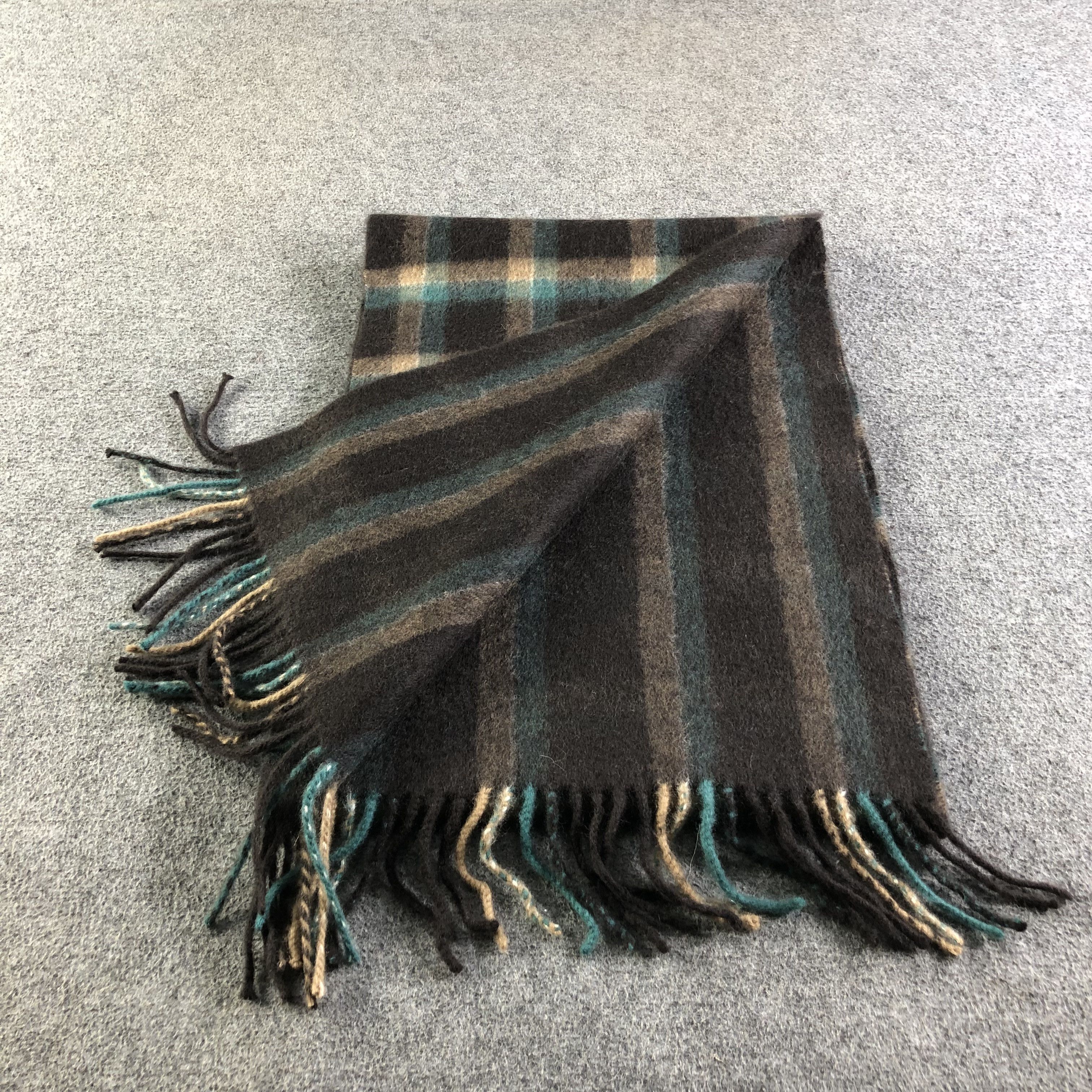 NOLLEY'S Nolley's Tartan Cashmere Scarf Muffler Neckwear V2091 Size ONE SIZE - 5 Thumbnail