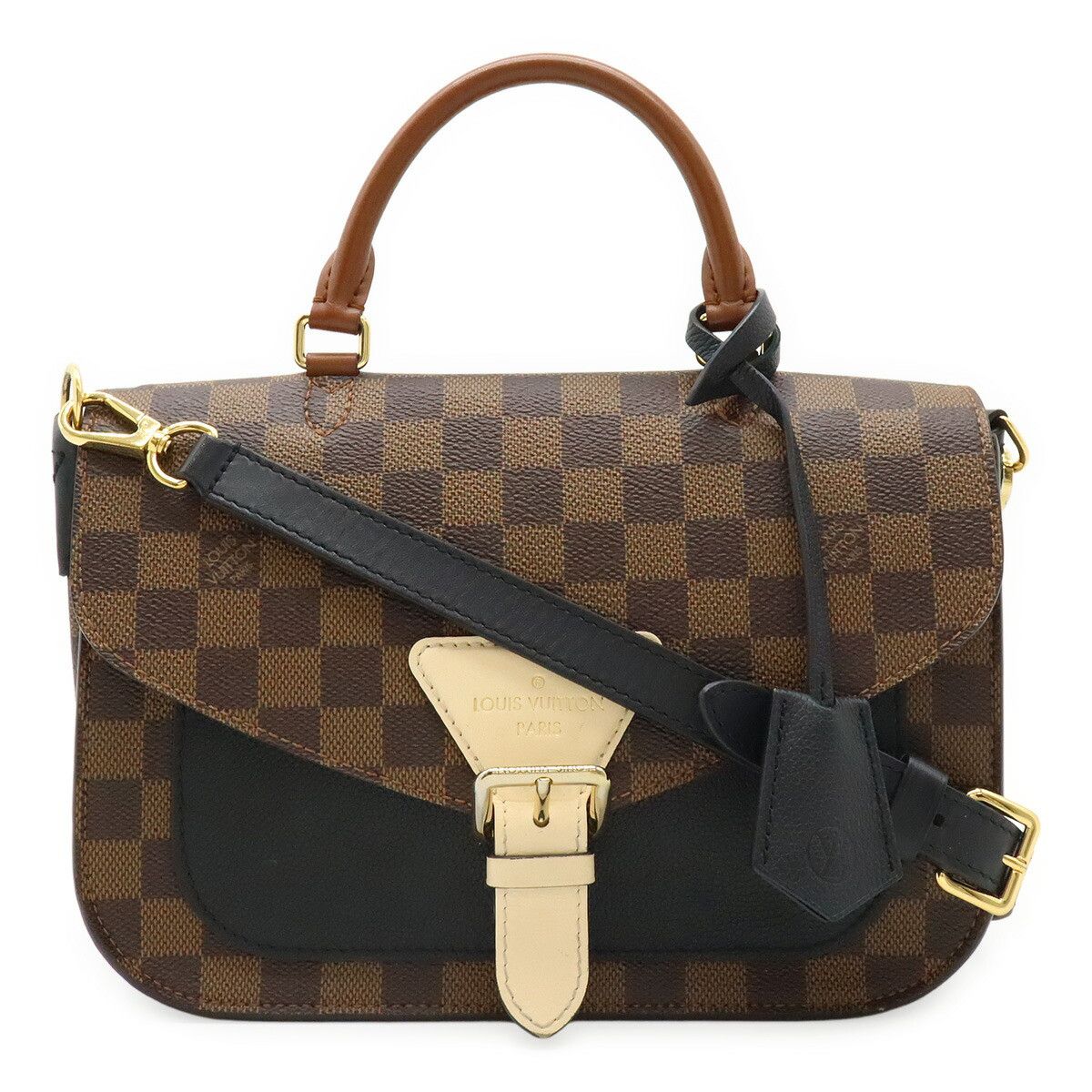 Louis Vuitton Louis Vuitton Louis Vuitton Beaumarchais Damier 2way bag Canvas Shoulder Bag N40146 DUTY FREE for USA Size ONE SIZE - 1 Thumbnail
