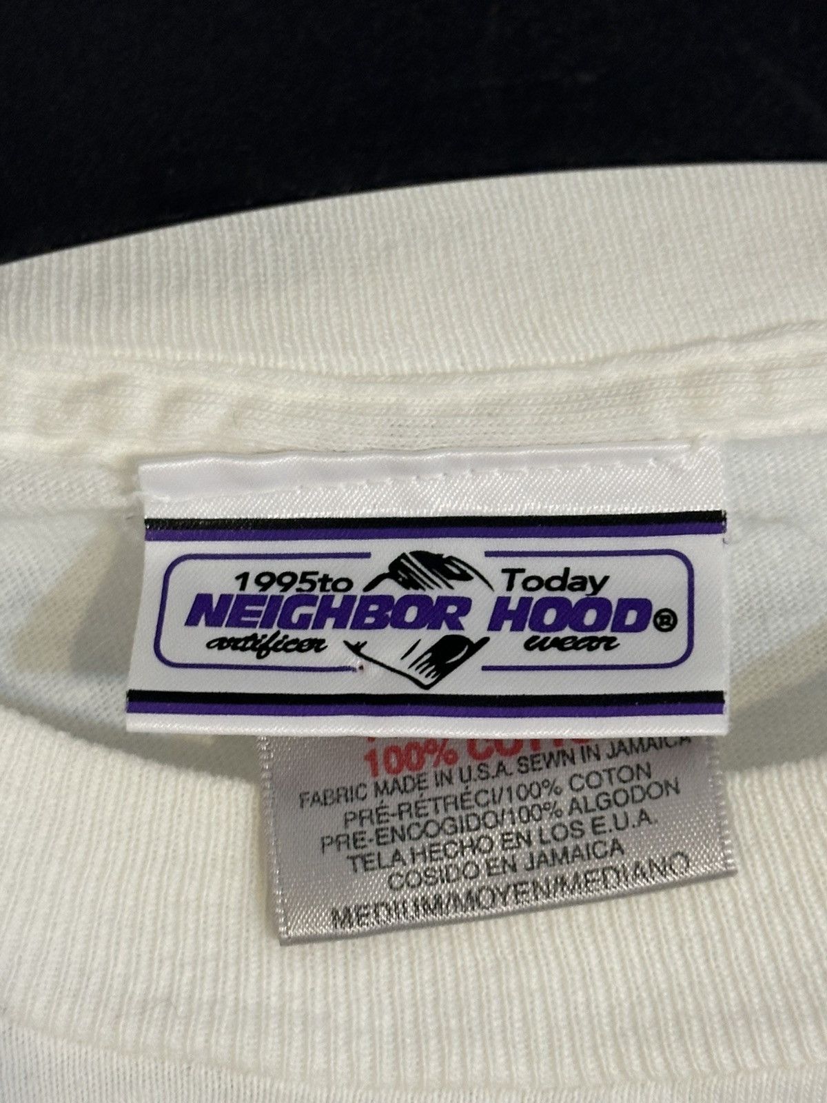 Neighborhood Neighbors Motorcycle Fellowship white t-shirt . Size US M / EU 48-50 / 2 - 9 Thumbnail