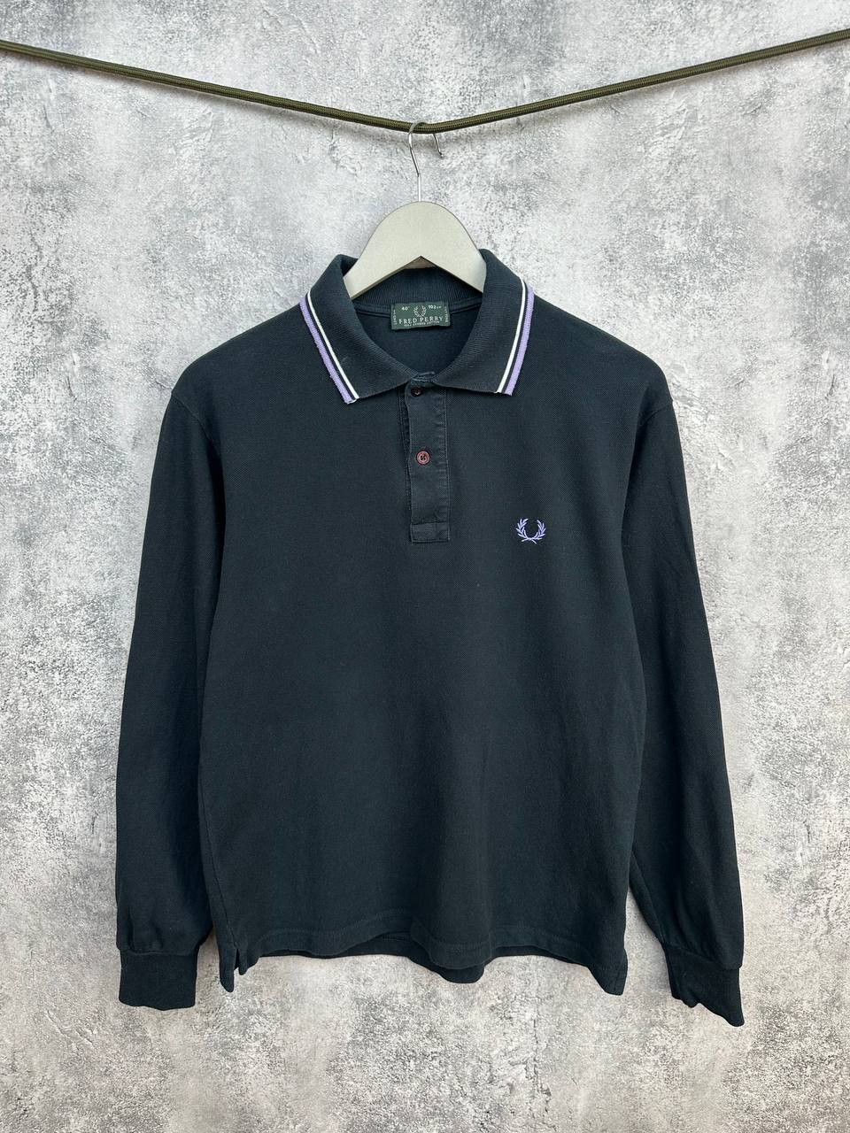 Fred Perry Fred Perry Polo LS Vintage 90s Made in Italy Green Label Size US M / EU 48-50 / 2 - 1 Thumbnail