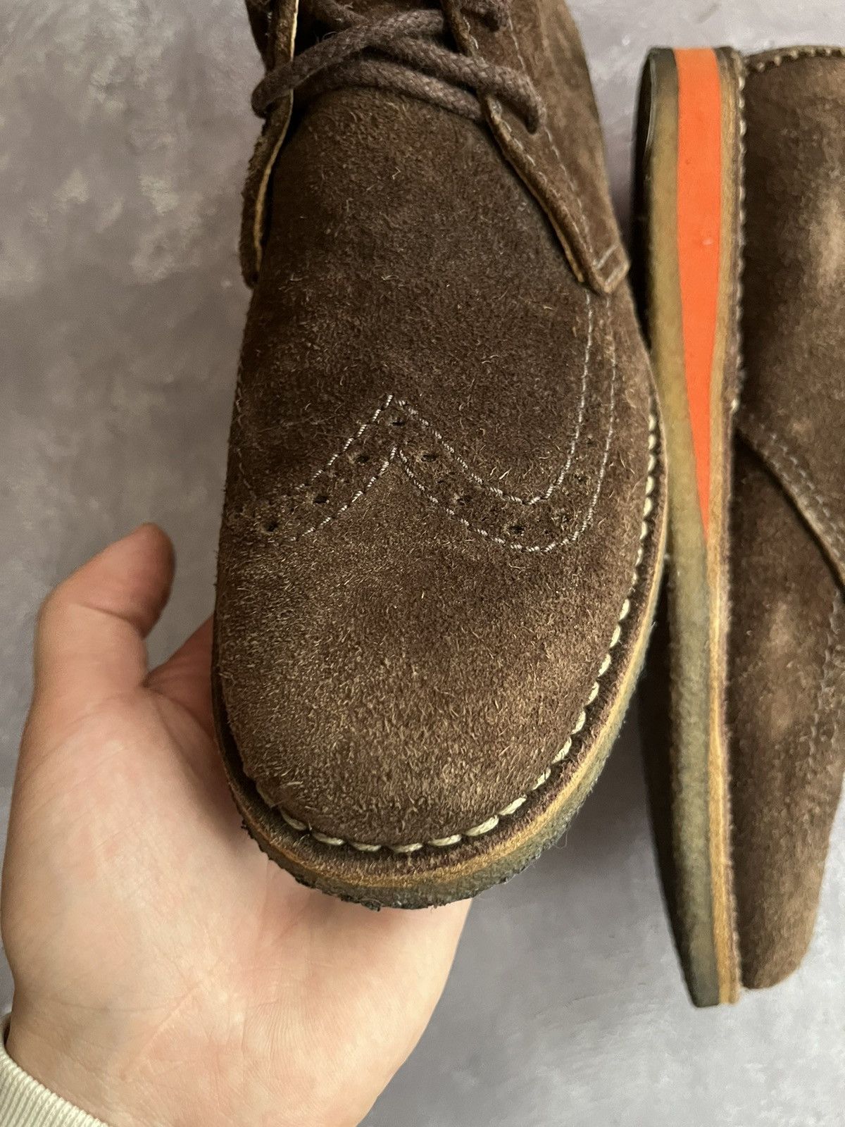 Dsquared2 Dsquared2 Brown Suede Desert Boots – Men’s Chukka Style 42.5 Size US 9.5 / EU 42-43 - 6 Thumbnail