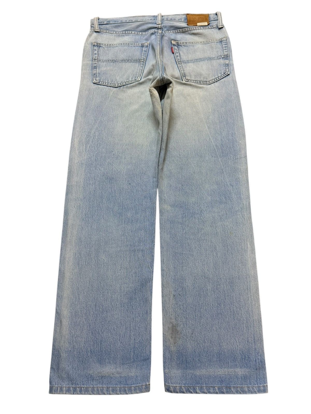 Big John Vintage 90s Big John Blue Faded Wash Straight Leg Jeans Size US 31 - 2 Thumbnail