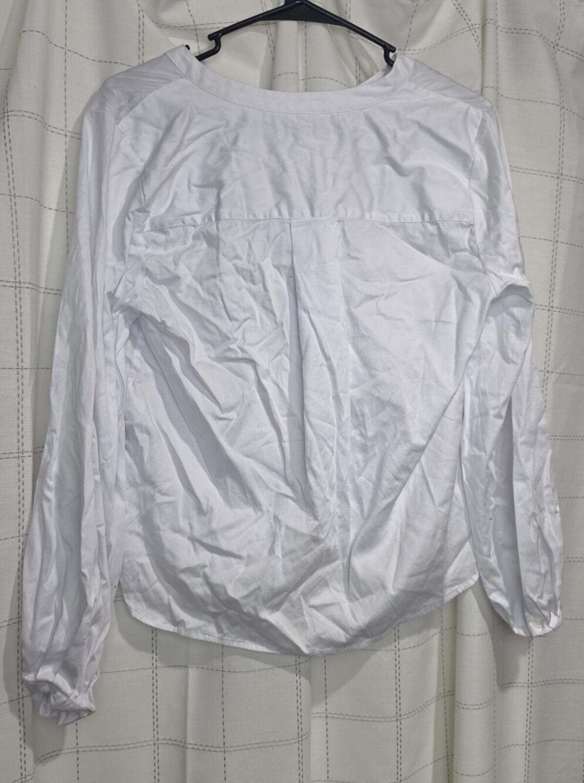 Madewell Madewell V-Neck Long-Sleeve Top Size M / US 6-8 / IT 42-44 - 2 Thumbnail