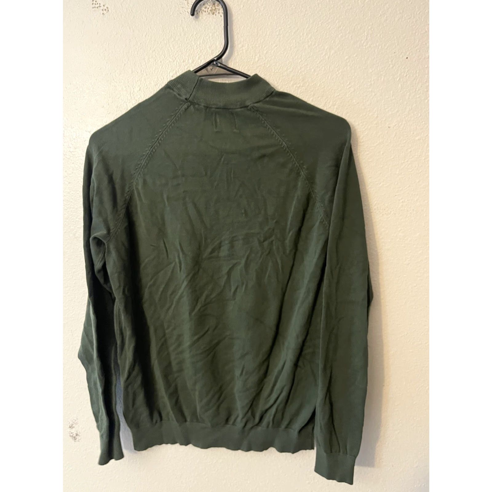 Zara Zara Sweater Pullover Women Small Green Knit Mock Neck Casual Fall Winter Clothing Size S / US 4 / IT 40 - 3 Thumbnail