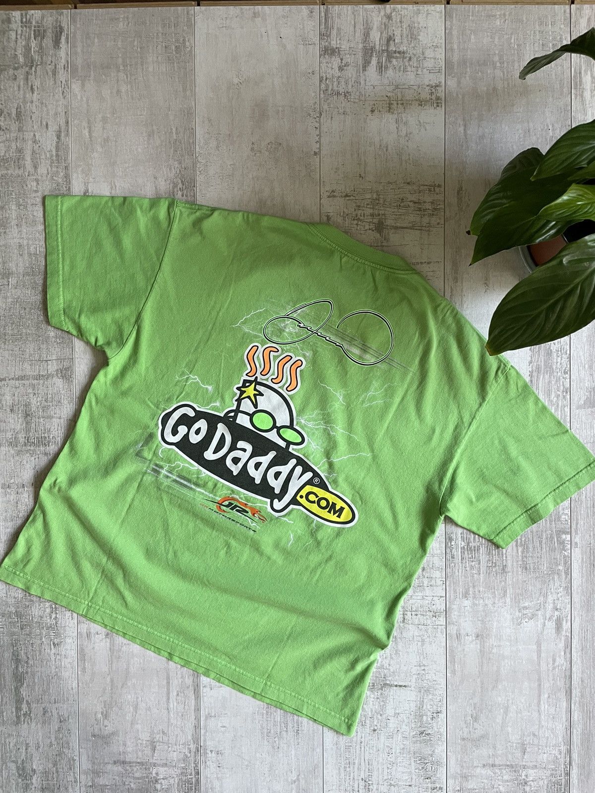 NASCAR × Vintage Vintage NASCAR Danica Patrick T-Shirt Go Daddy Racing Tee Size US XL / EU 56 / 4 - 4 Thumbnail