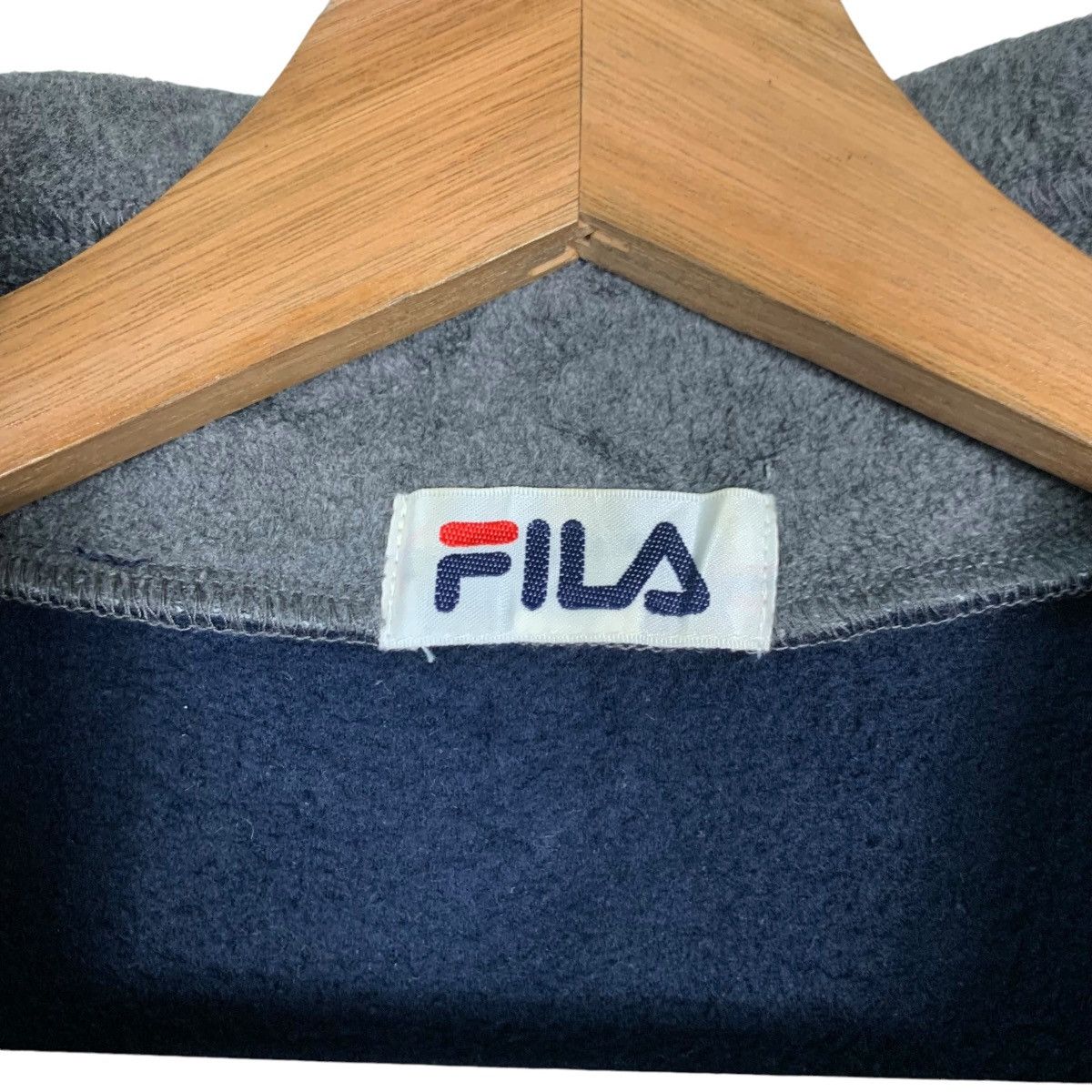 Fila FILA Center Logo Half Zip Pullover Fleece Sweater #0019-C1 Size US M / EU 48-50 / 2 - 15 Thumbnail