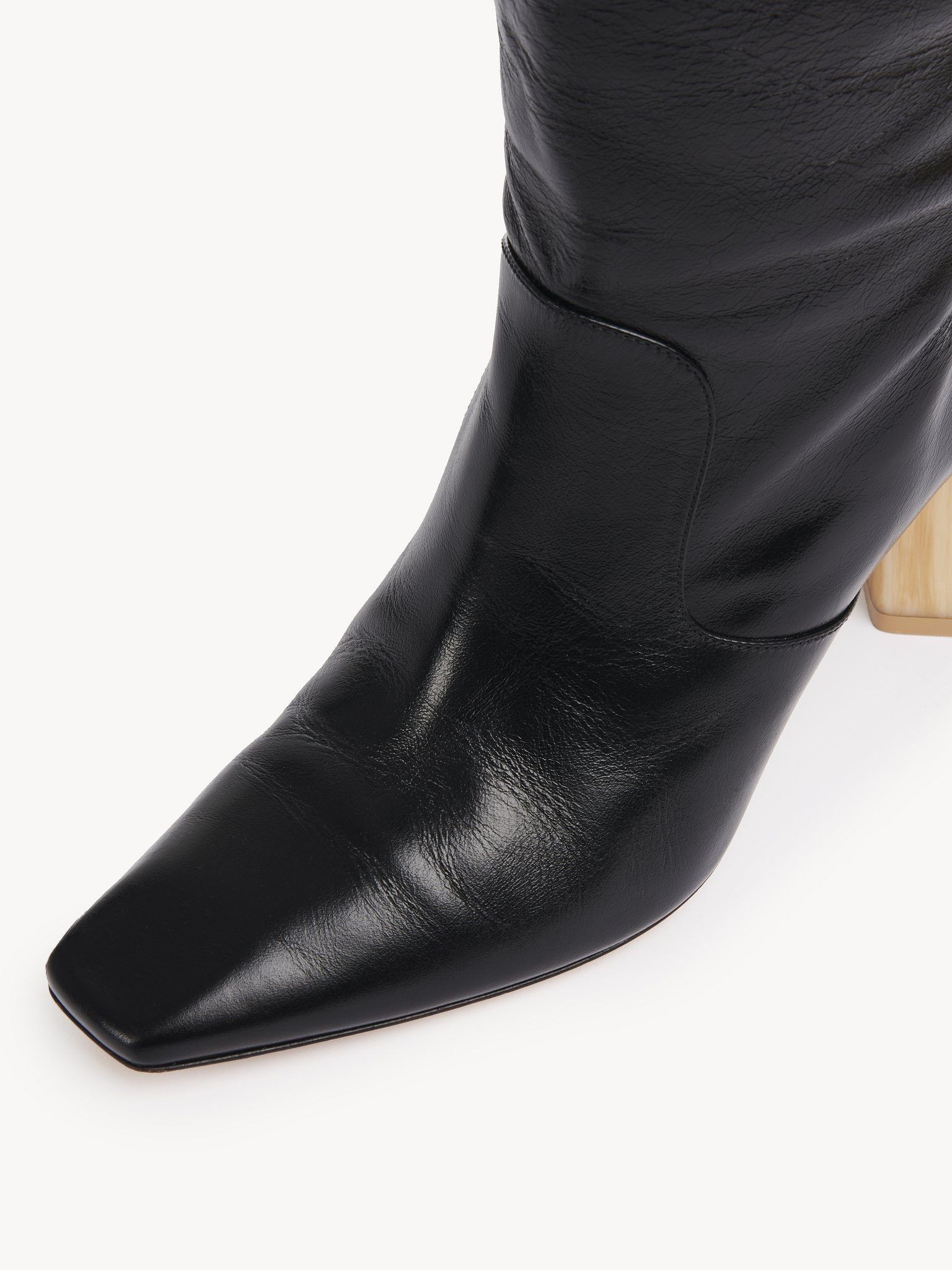 Chloe o1loc1c11125 Georgia Heeled Boots in Black Size US 8 / IT 38 - 4 Thumbnail