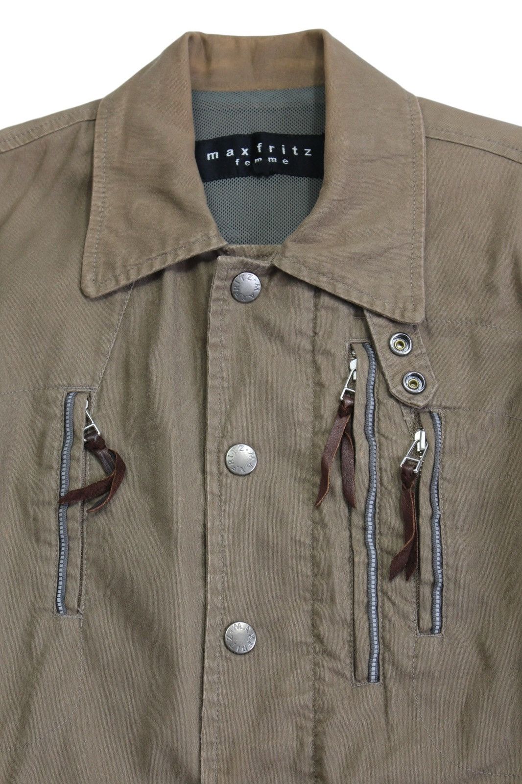 If Six Was Nine MAX FRITZ FEMME MILITARY 10 POCKET JACKET Size S / US 4 / IT 40 - 6 Thumbnail