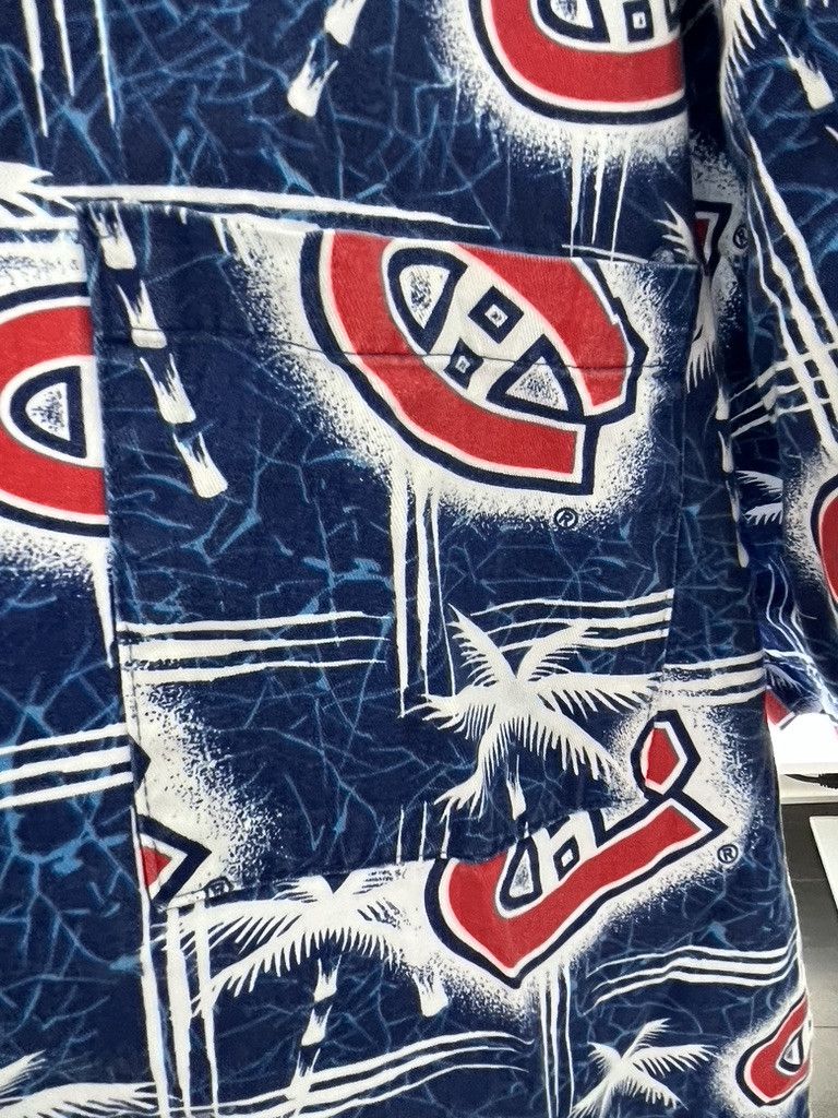 Vintage Vintage NHL Canadiens Button Up Size US XXL / EU 58 / 5 - 2 Thumbnail