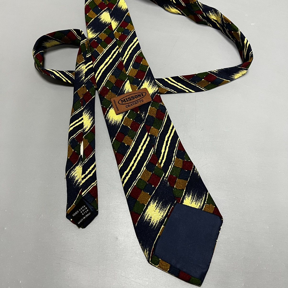 Missoni × Vintage Vintage Missoni Tie Luxury Silk Size ONE SIZE - 3 Thumbnail