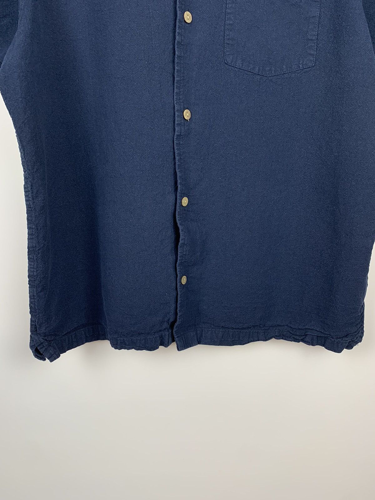 Percival Percival Linen Hawaiian Shirt Men’s Size M Blue Short Sleeve Size US M / EU 48-50 / 2 - 3 Thumbnail