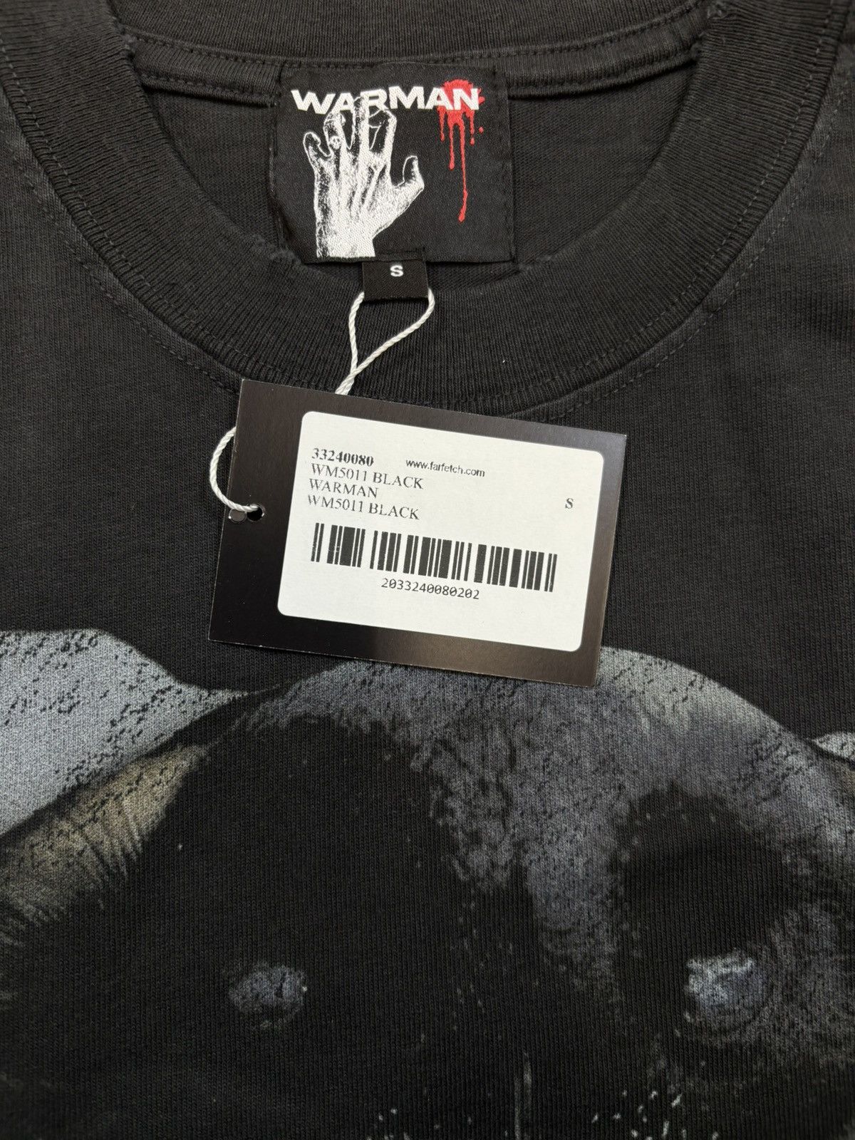 Vintage Warman Rottweiler Unleashed Dark Graphic T-Shirt, Black Size US S / EU 44-46 / 1 - 7 Thumbnail