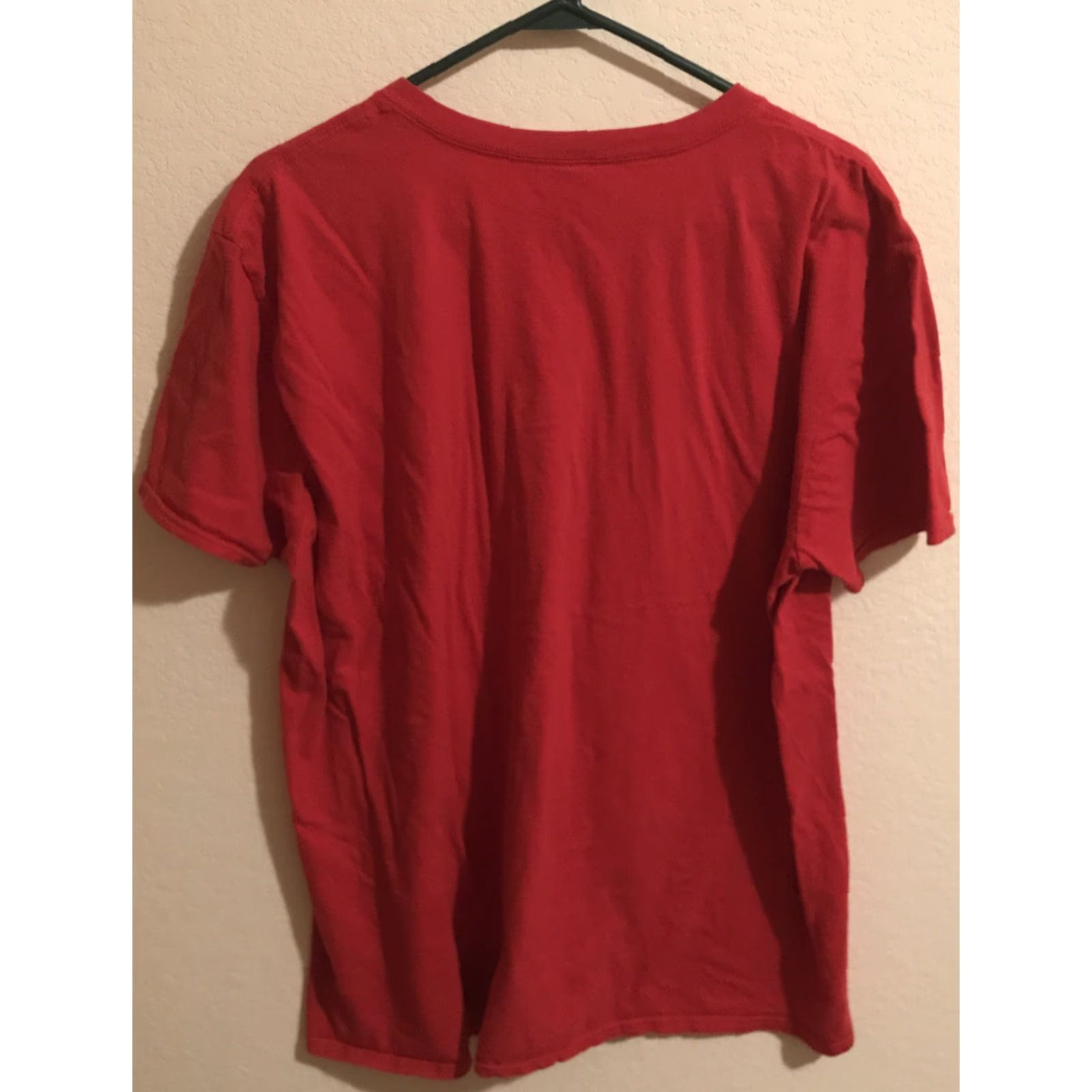 Anvil Anvil T-Shirt Red XL Netflix Marathon Funny B402 Men Crew Neck Short Sleeve Graphic Logo Regular Fit Shirt Size US XL / EU 56 / 4 - 2 Thumbnail