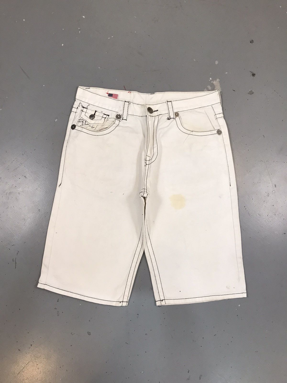 True Religion × Vintage Vintage true religion inspired Joey super T denim jort Size US 36 / EU 52 - 1 Thumbnail