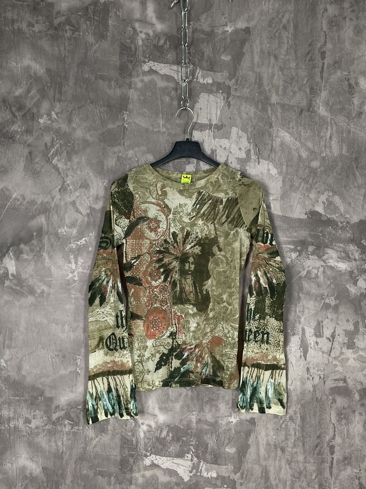 Japanese Brand Vintage Save The Queen Long Sleeve Overprinted T shirt 90s Size M / US 6-8 / IT 42-44 - 1 Thumbnail