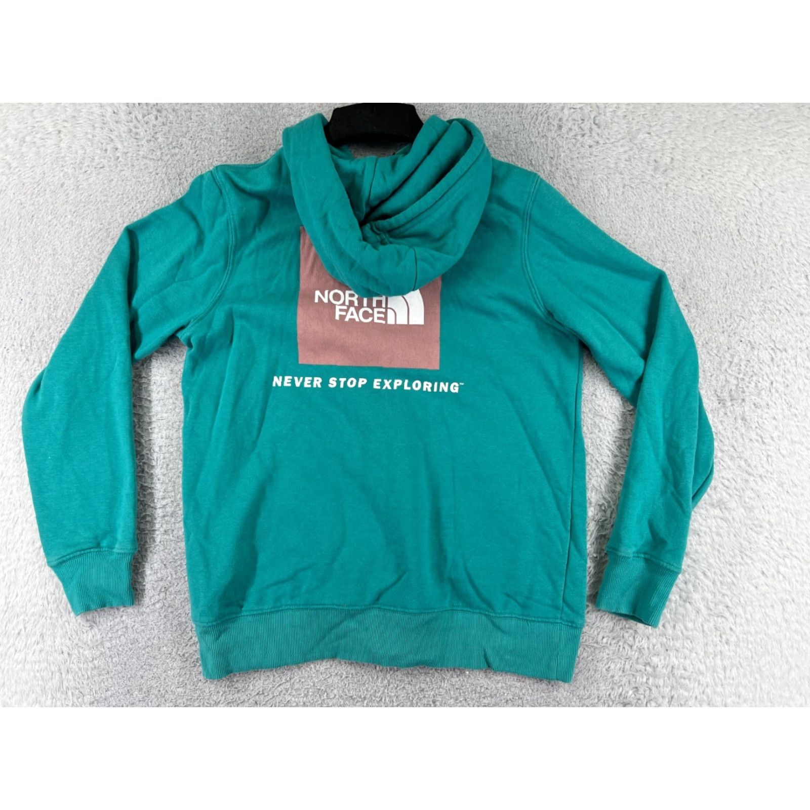 The North Face The North Face Womens Hoodie Pullover Cotton Jersey Teal Activewear Casual Fall Winter Small Women Size S / US 4 / IT 40 - 2 Thumbnail