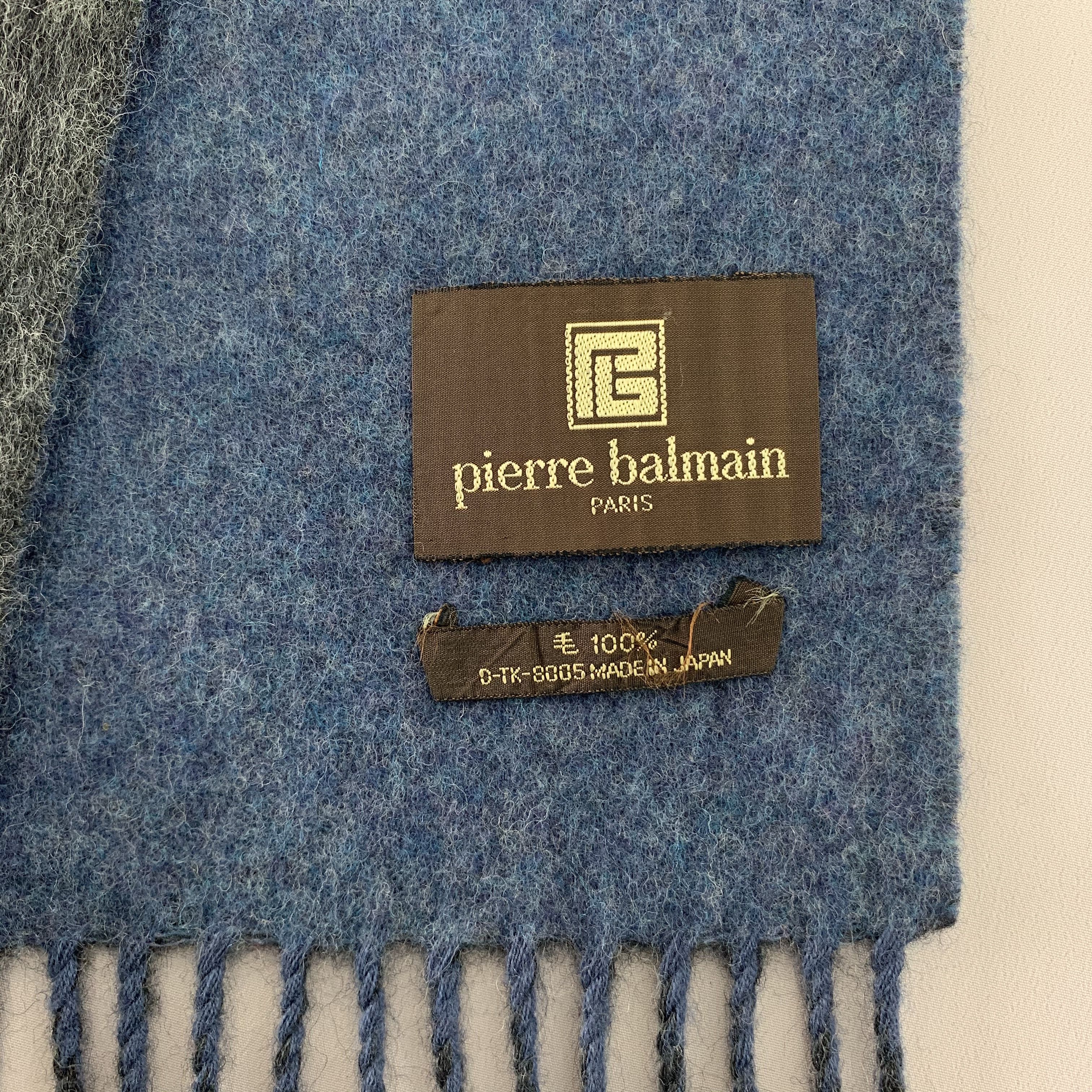 Pierre Balmain Pierre Balmain Scarf Wool Muffler Neck Wrap BL4153 Size ONE SIZE - 4 Thumbnail