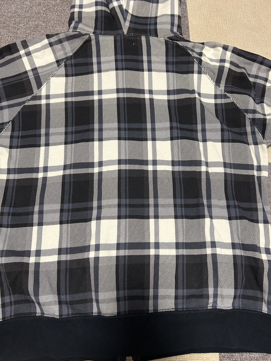 Bape Y2K VTG Tag Bape Black Kyoto Plaid Check Zip Hoodie Size US S / EU 44-46 / 1 - 3 Thumbnail